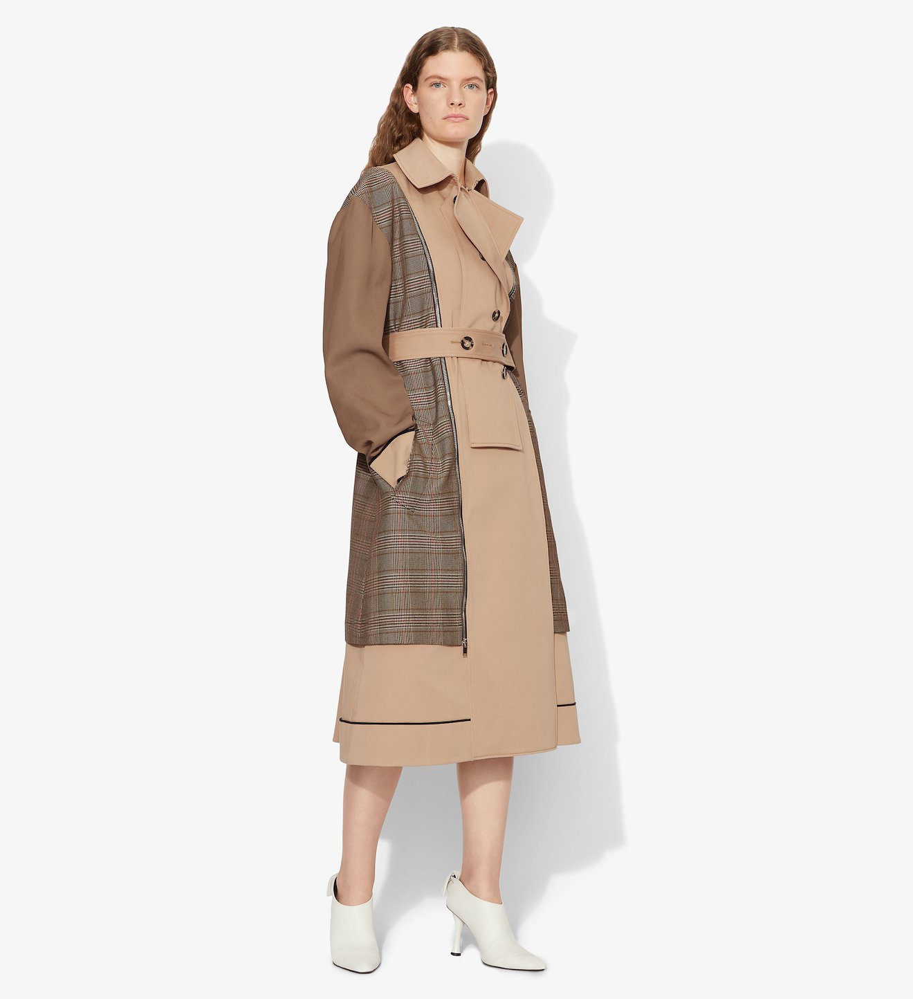 Glen Plaid Coat