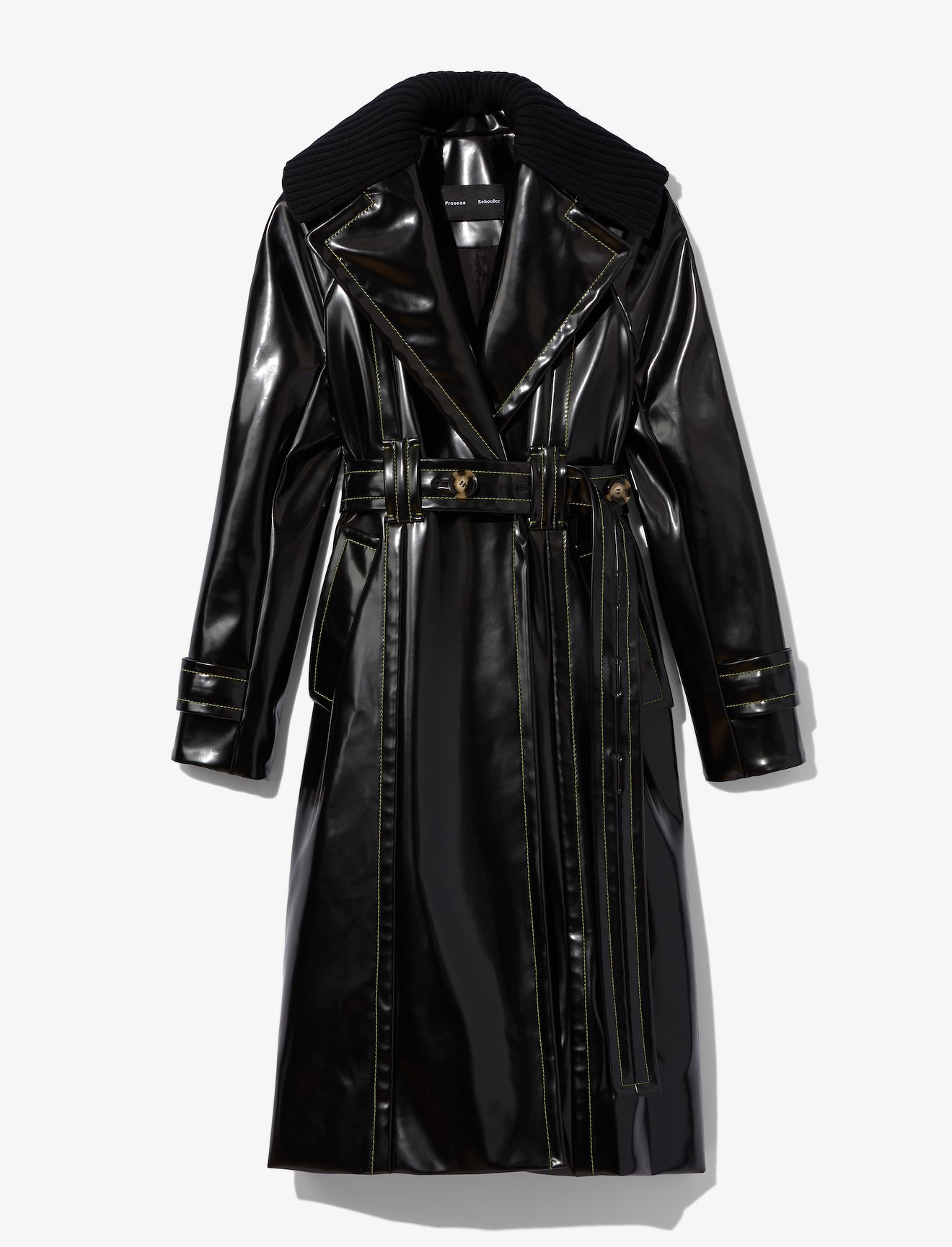 Glossy Ciré Coat #4
