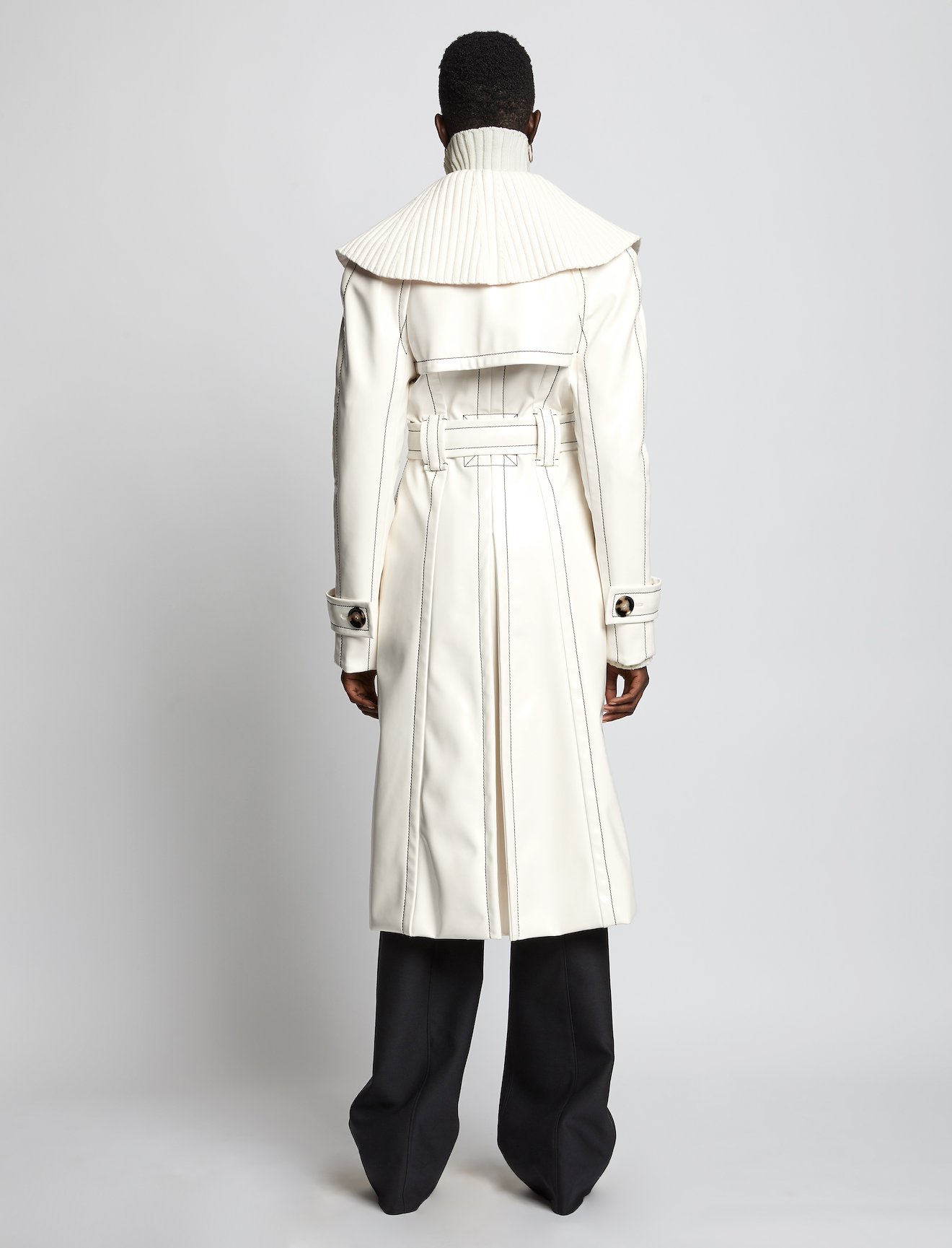 Glossy Ciré Coat #2