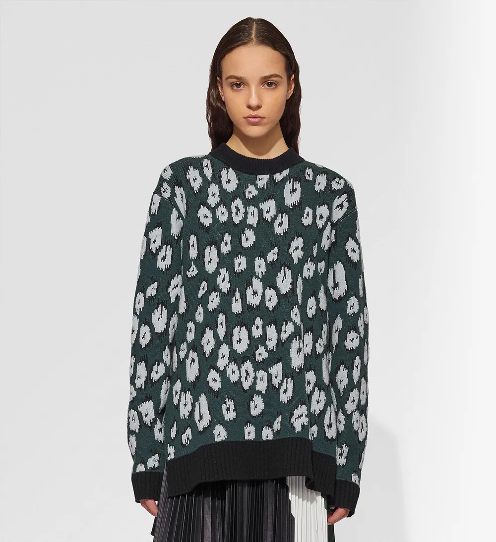 Graphic Jacquard Sweater