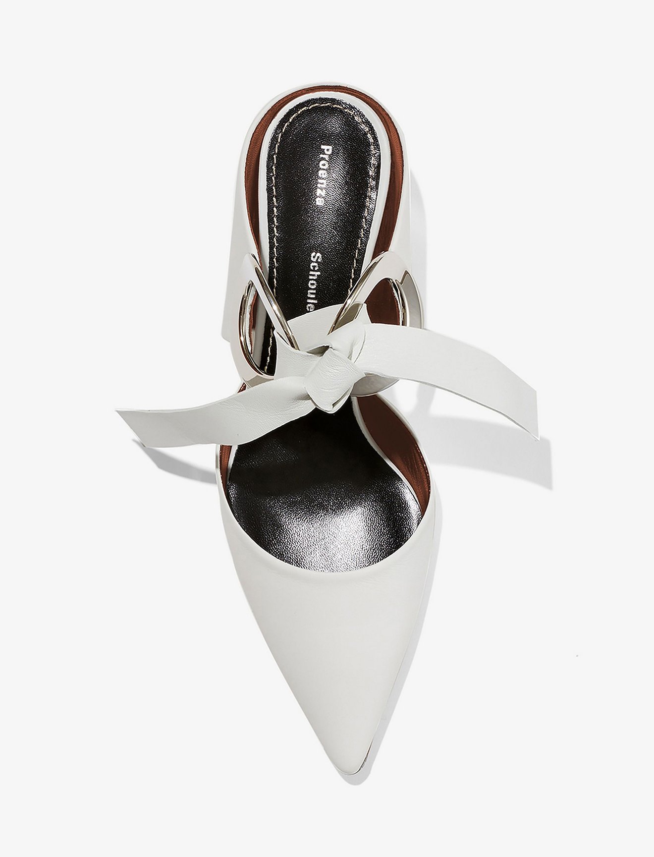 Grommet Block Heel Mules #3