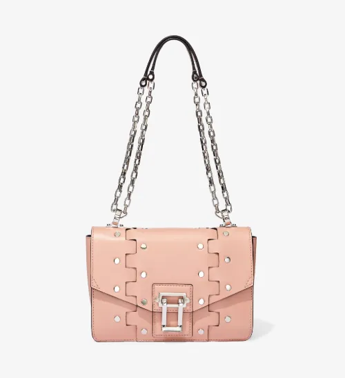 Hava Chain Studded Shoulder Bag