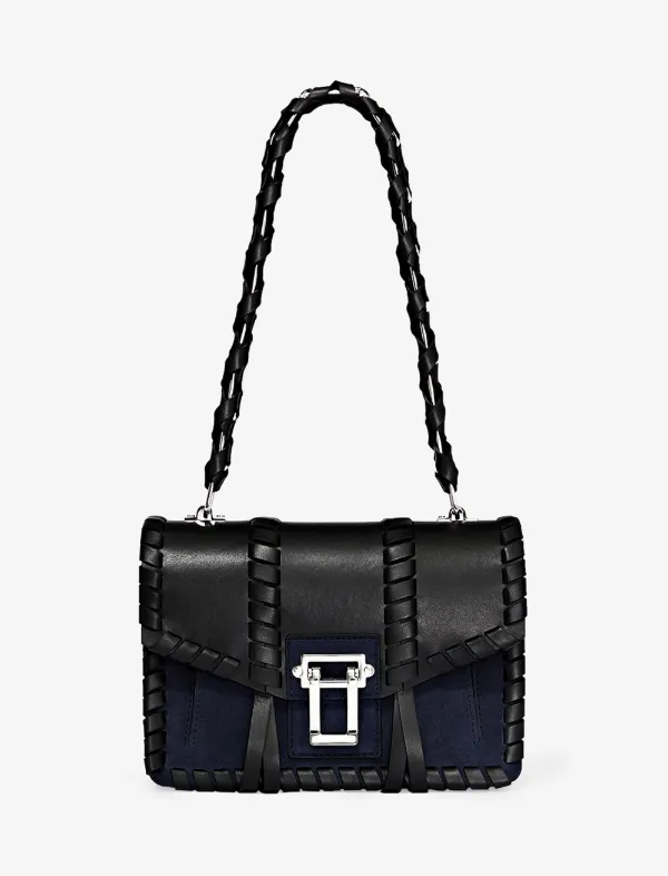 Proenza Schouler Indigo Black Hava Whipsch Chain Shoulder Bag