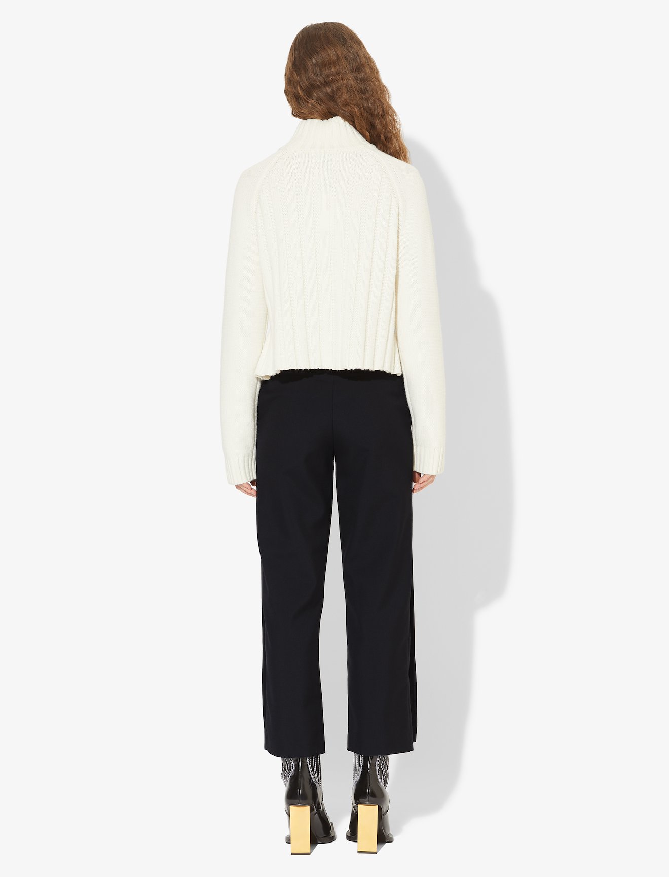 High Waist Cropped Pants #2