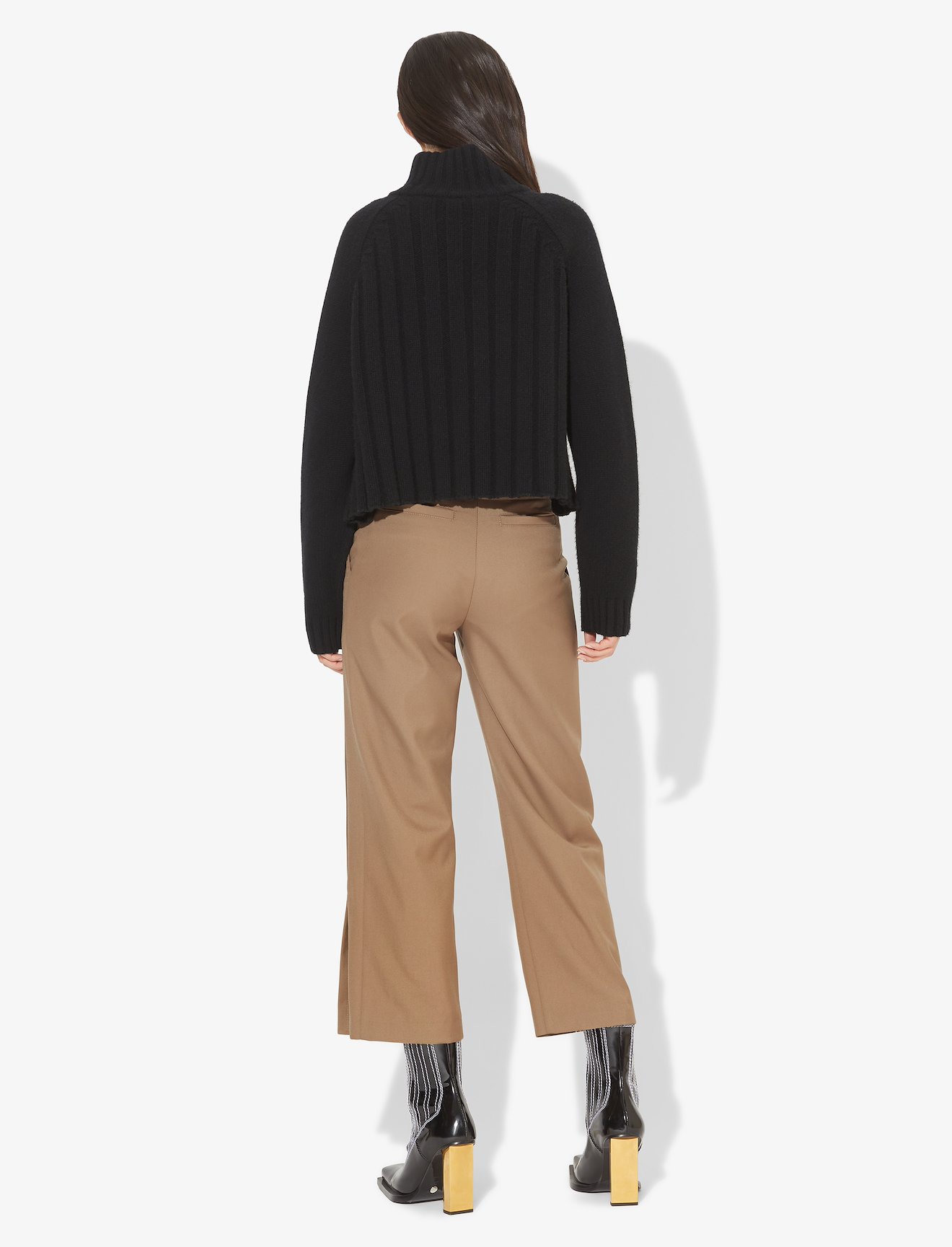 High Waist Cropped Pants #2