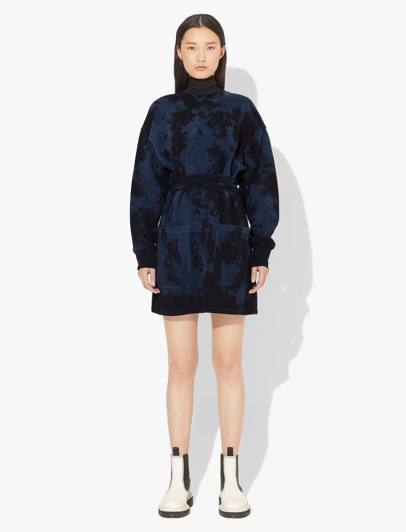 Ink Blotch Sweatshirt Dress #1