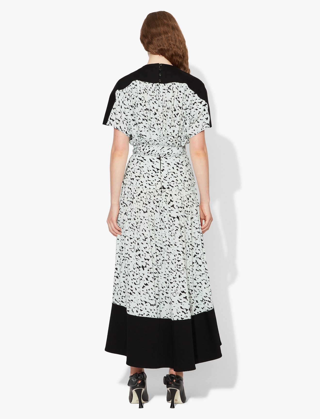 Inky Leopard Midi Skirt #2