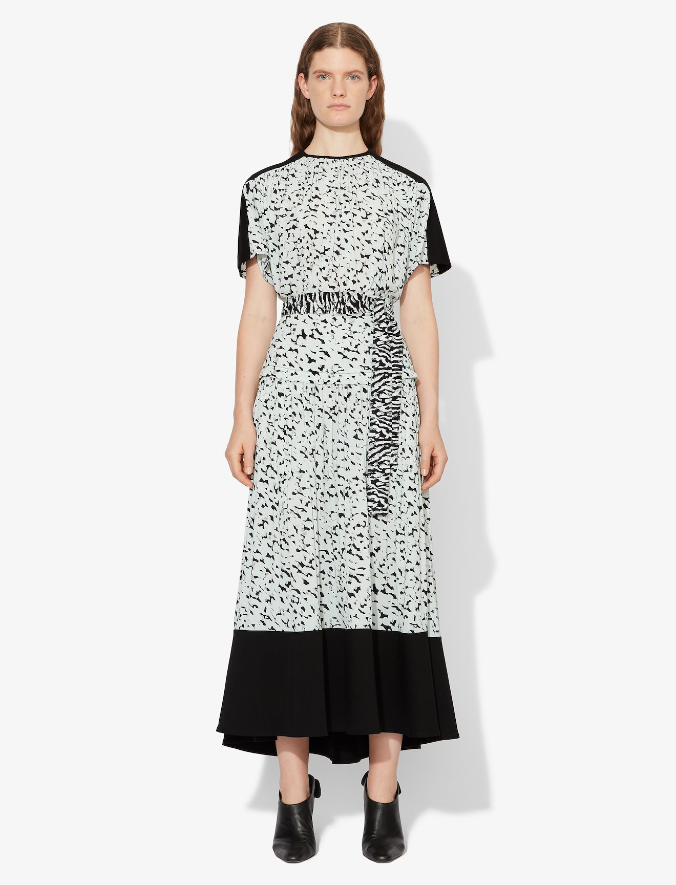Inky Leopard Midi Skirt #1