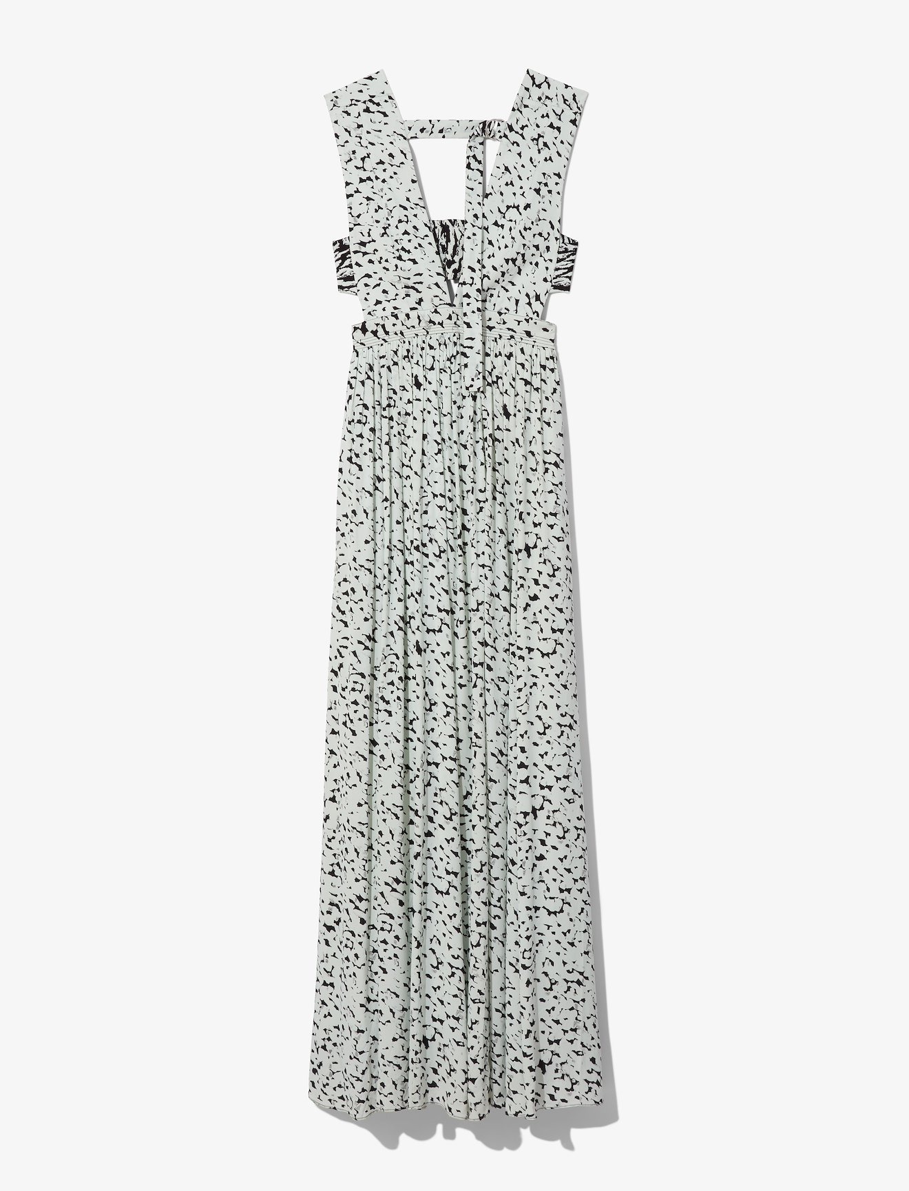 Inky Leopard Print Maxi Dress #4