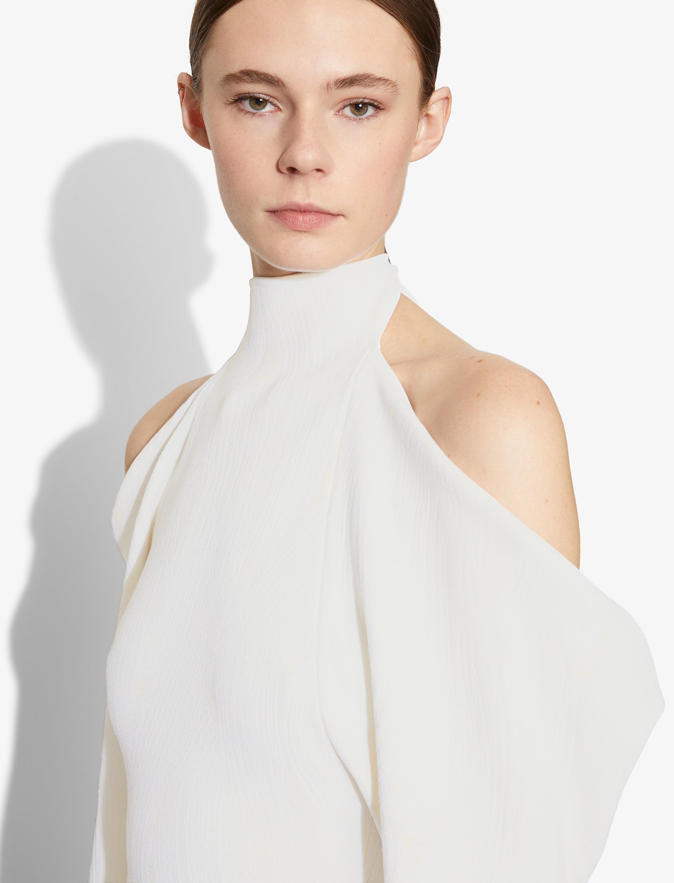 Jacquard Long Sleeve Bandana Neck Dress #3