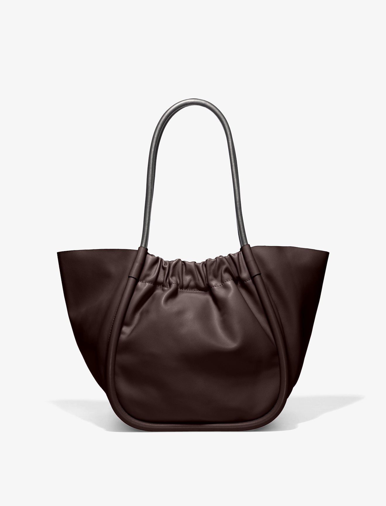 L ruched tote bag #3