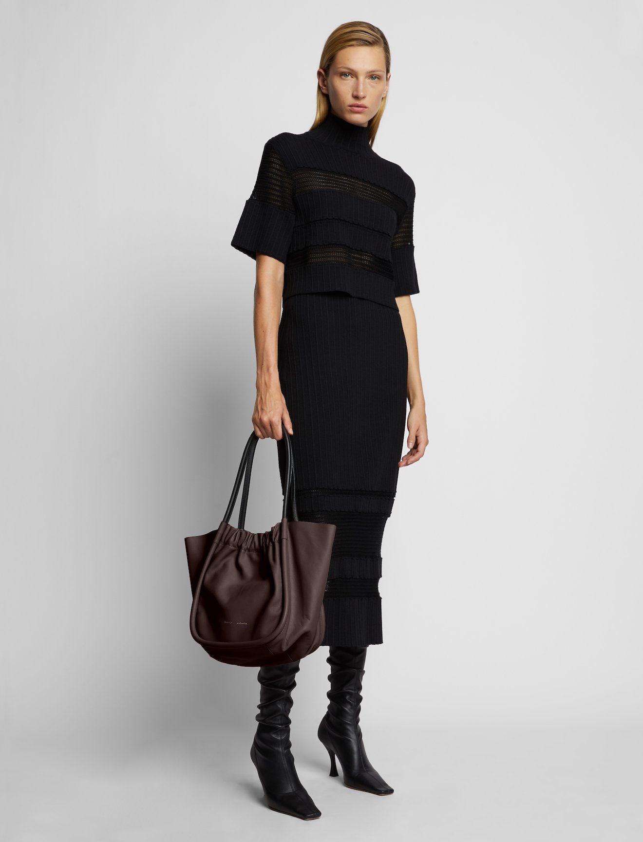 L Ruched Tote #2