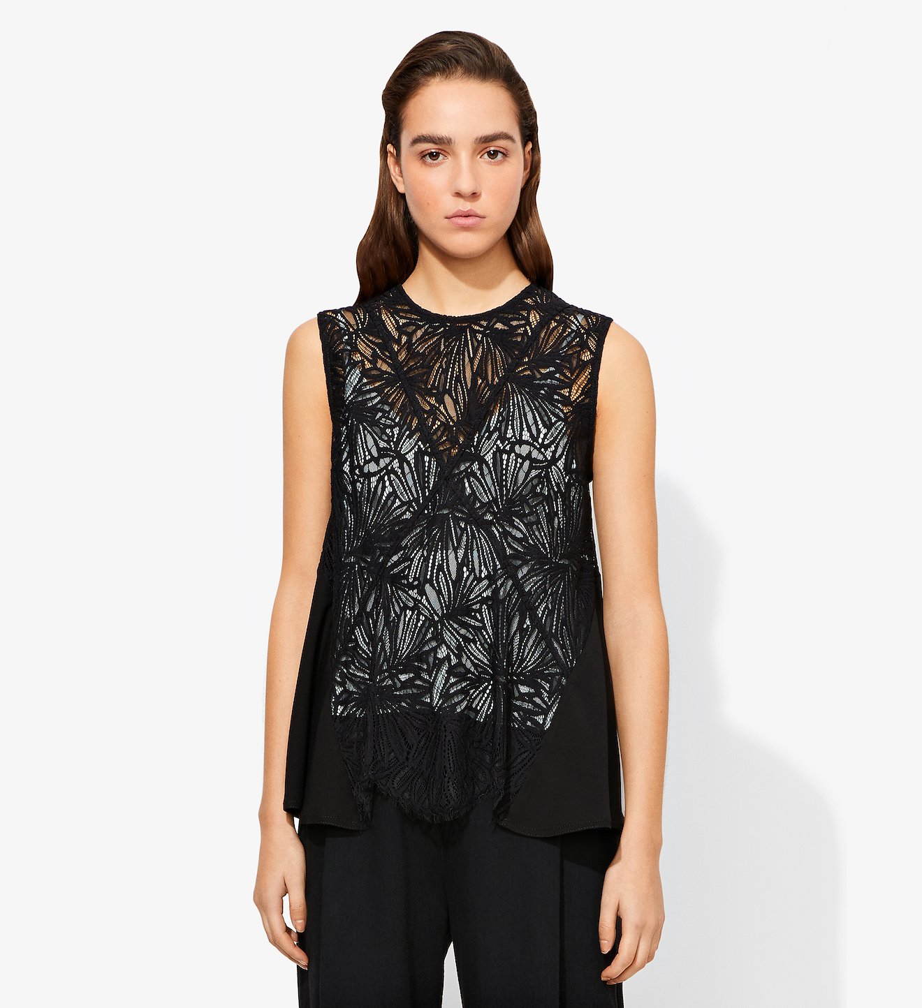 Lace Sleeveless Top