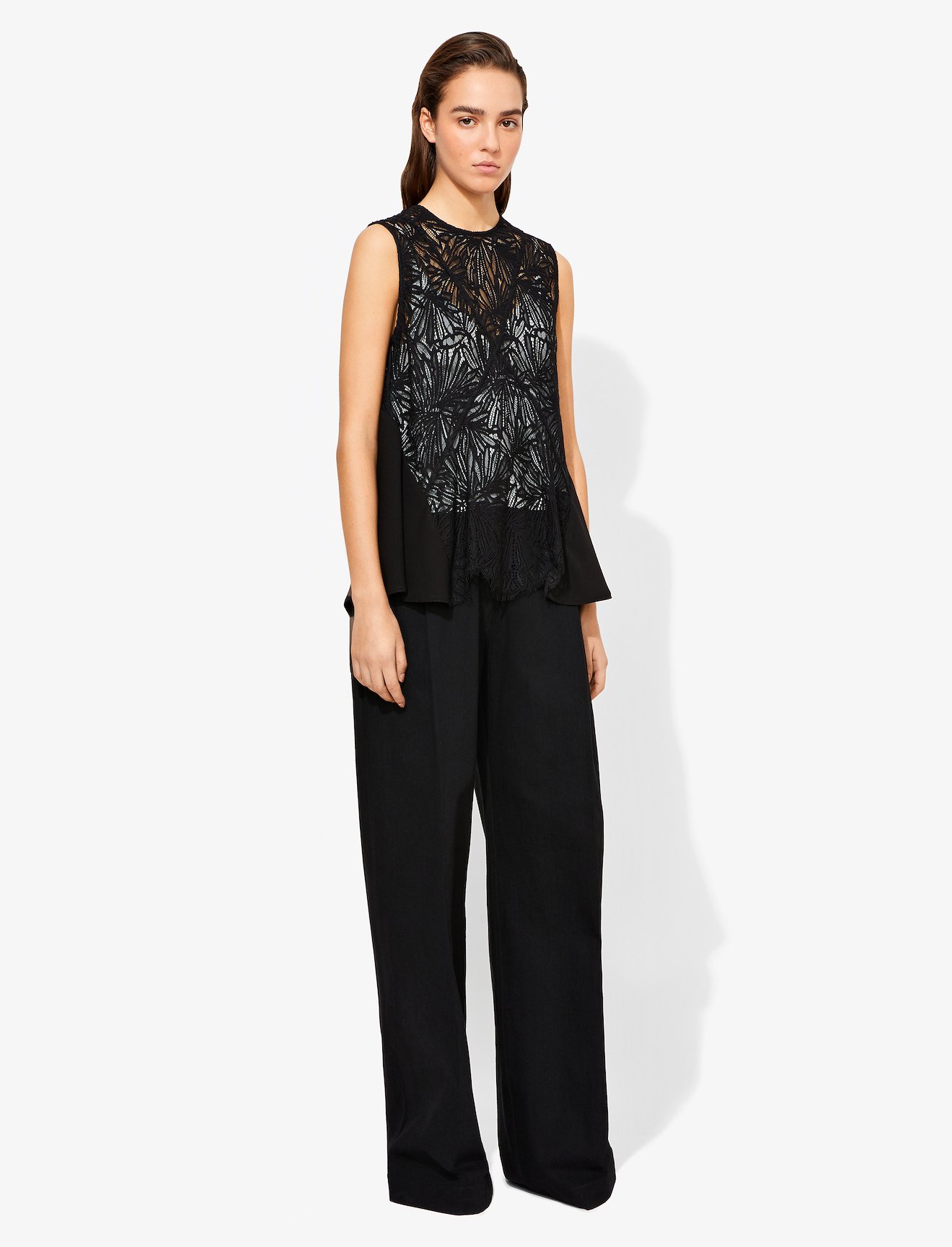 Lace Sleeveless Top #2