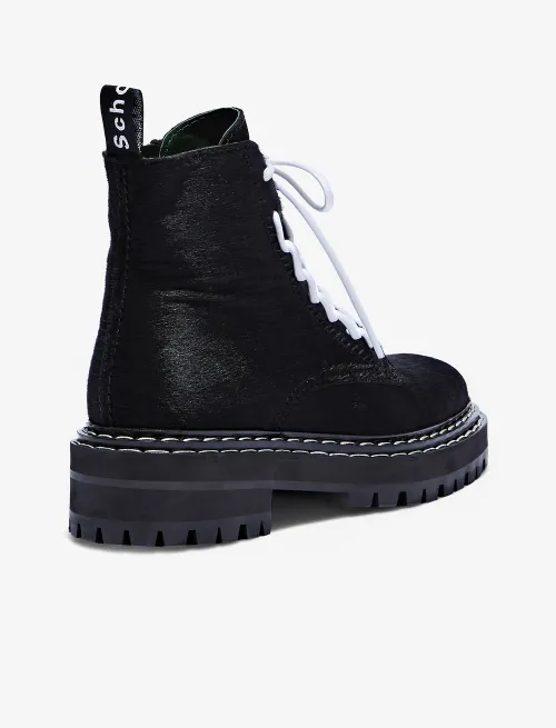 proenza schouler canvas ankle boots