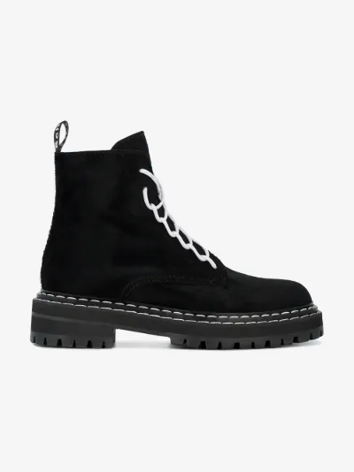proenza schouler lace up boots