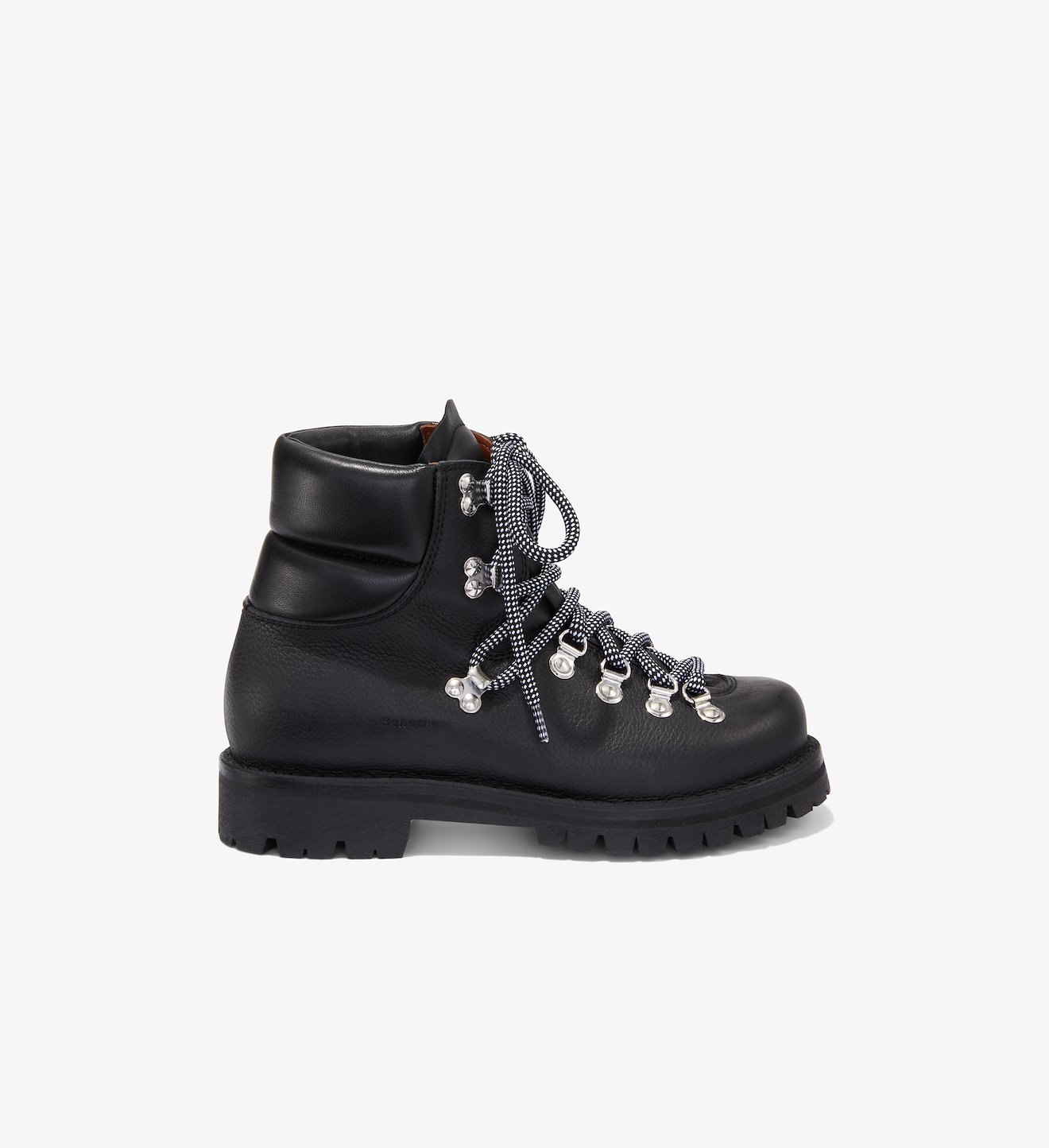 lace-up hiking boots