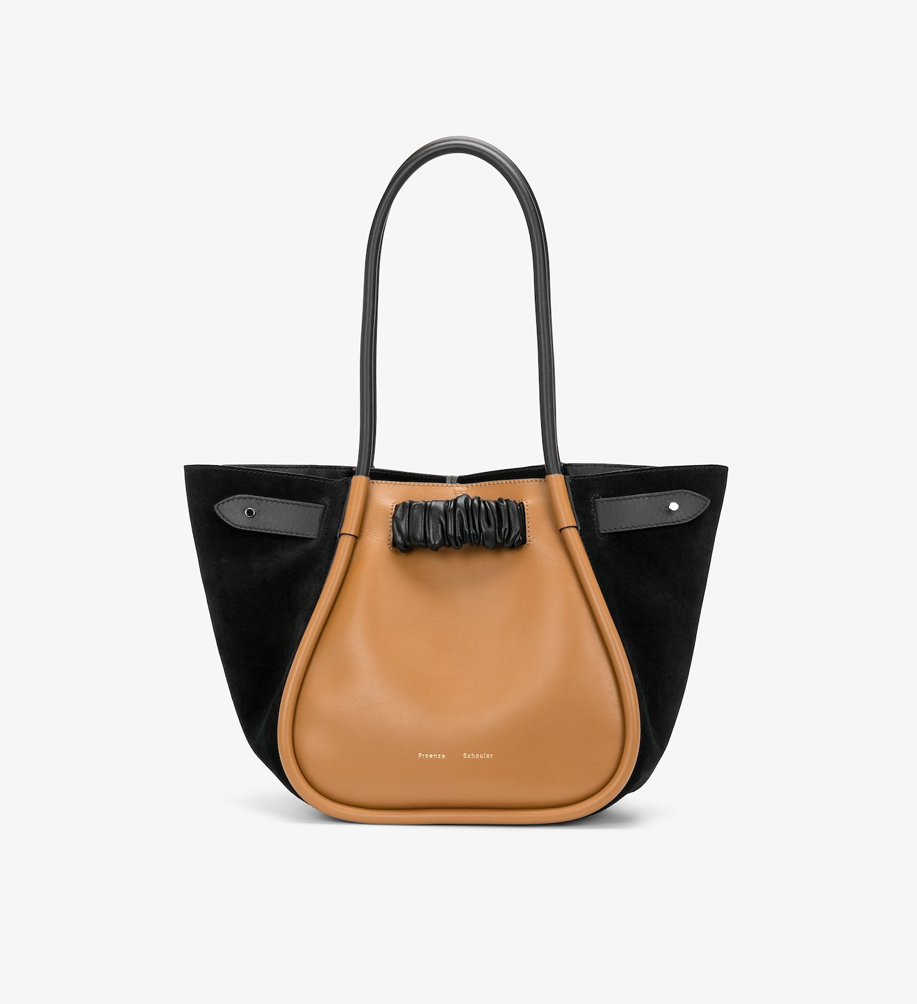 Large Felted Ruched Tote