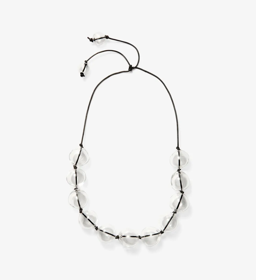 Large Glass Beads Choker