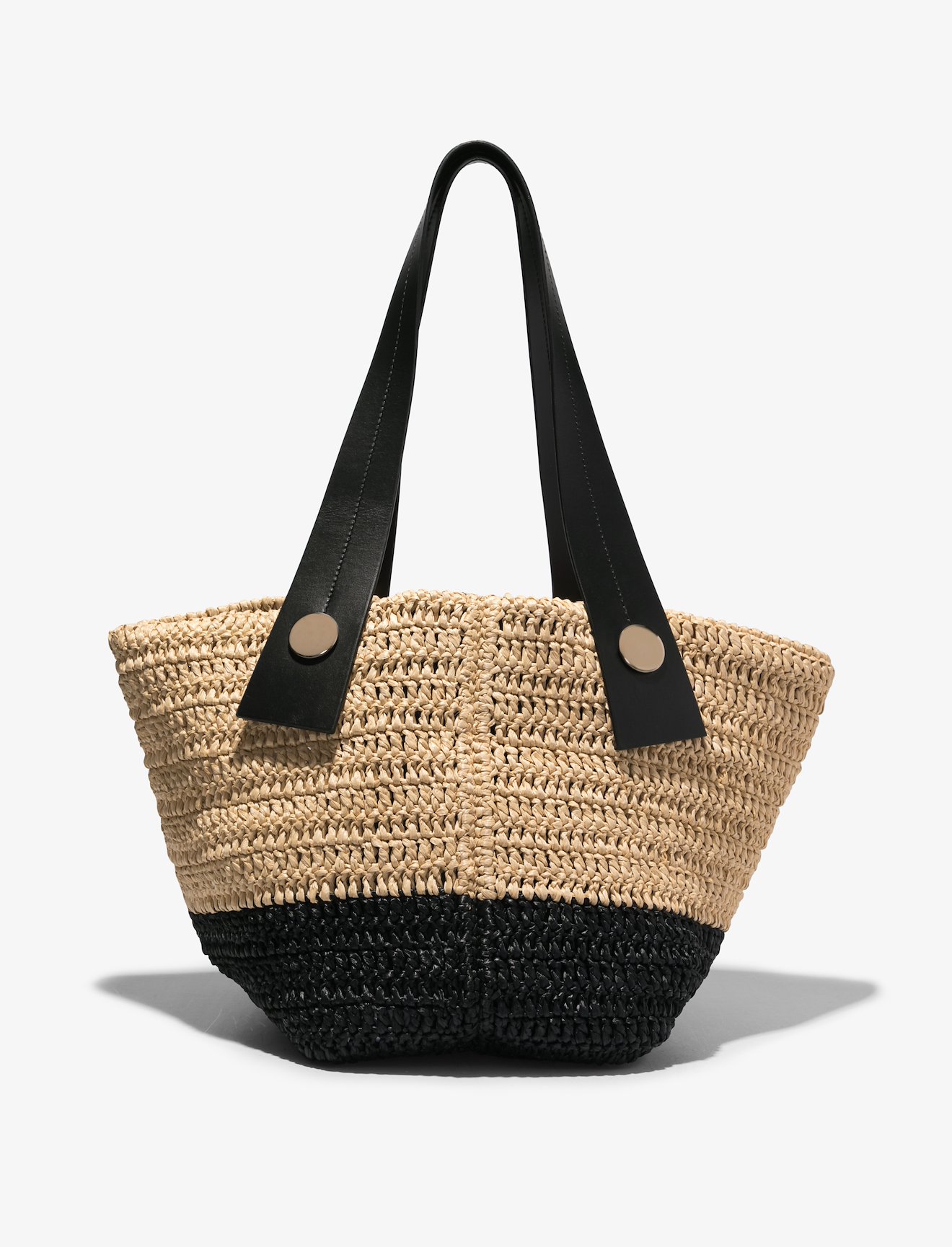 Large Raffia Tobo Tote #3