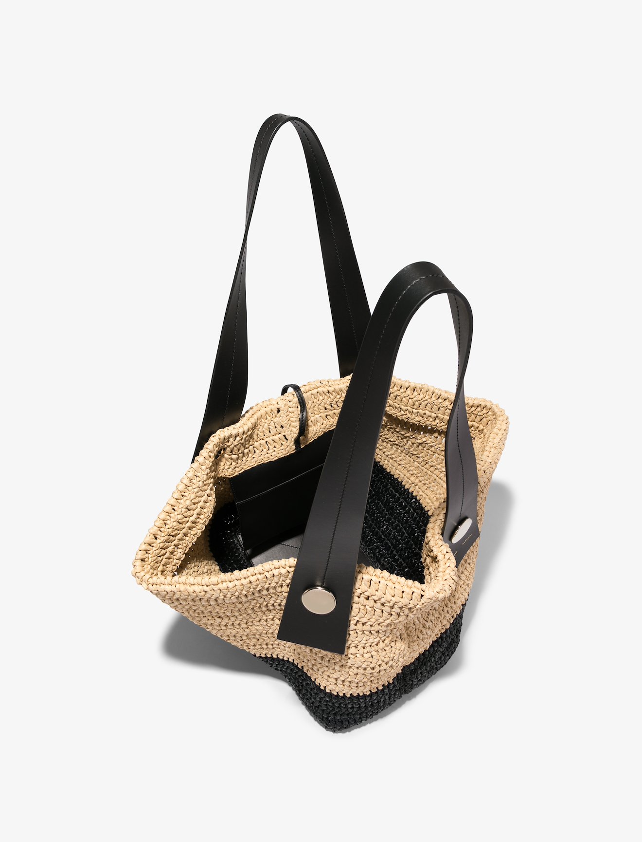 Large Raffia Tobo Tote #4
