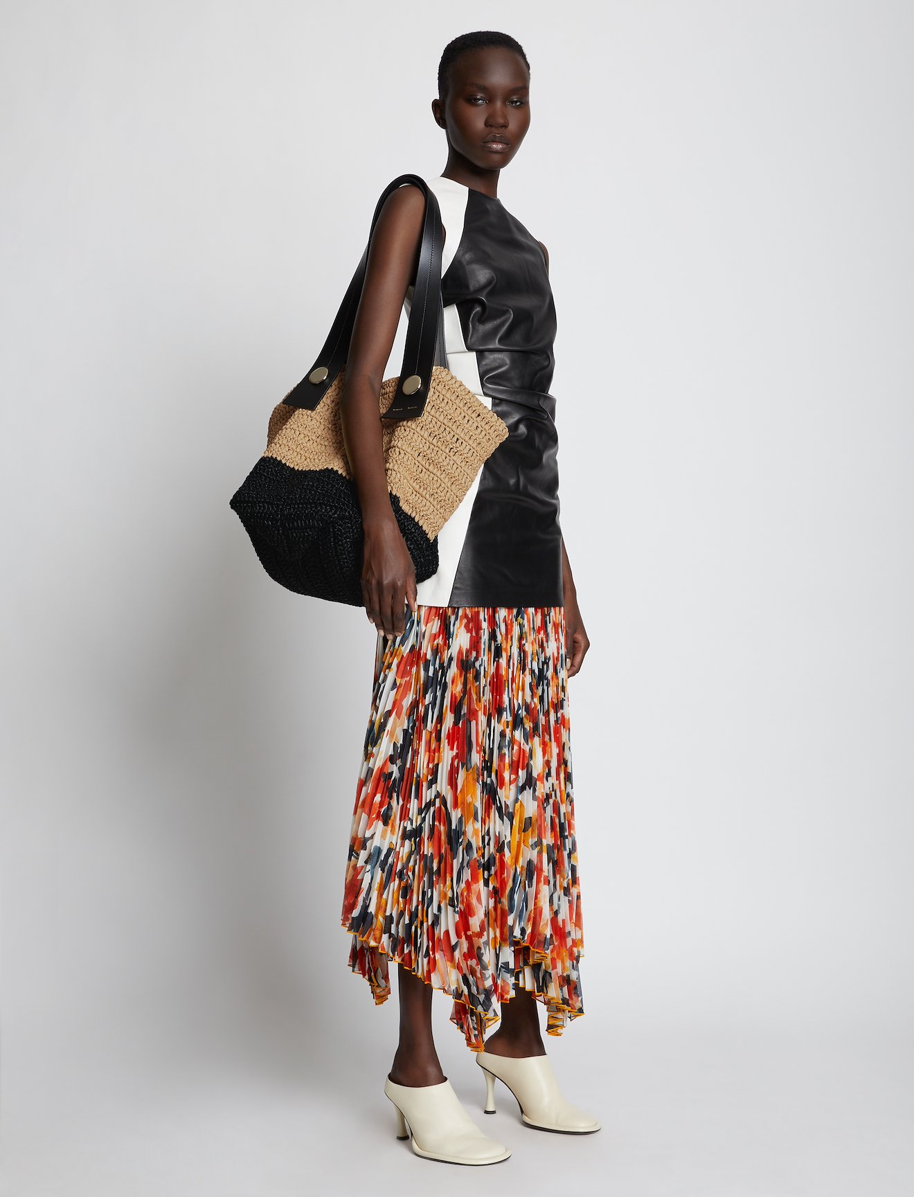 Large Raffia Tobo Tote #2