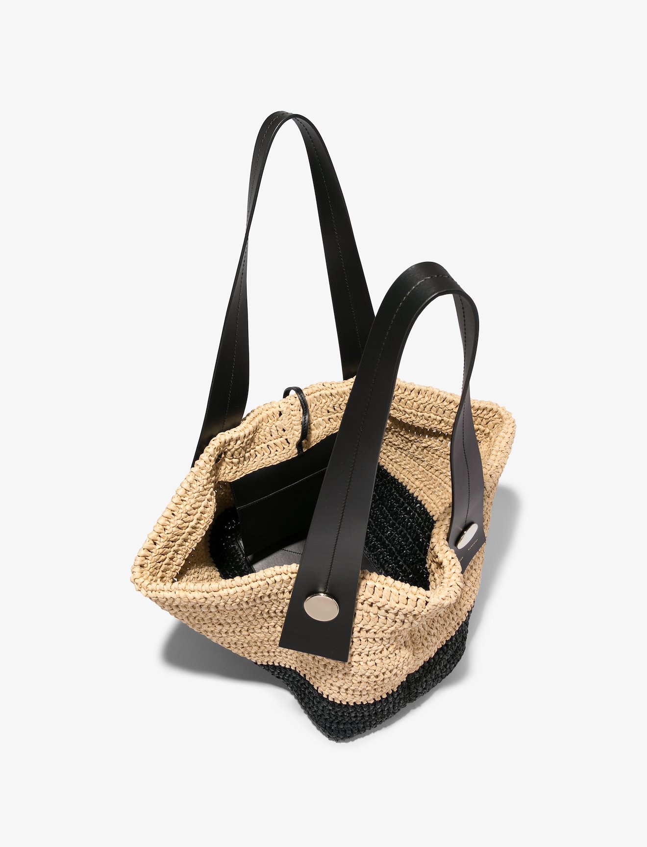 Large Raffia Tobo Tote #4
