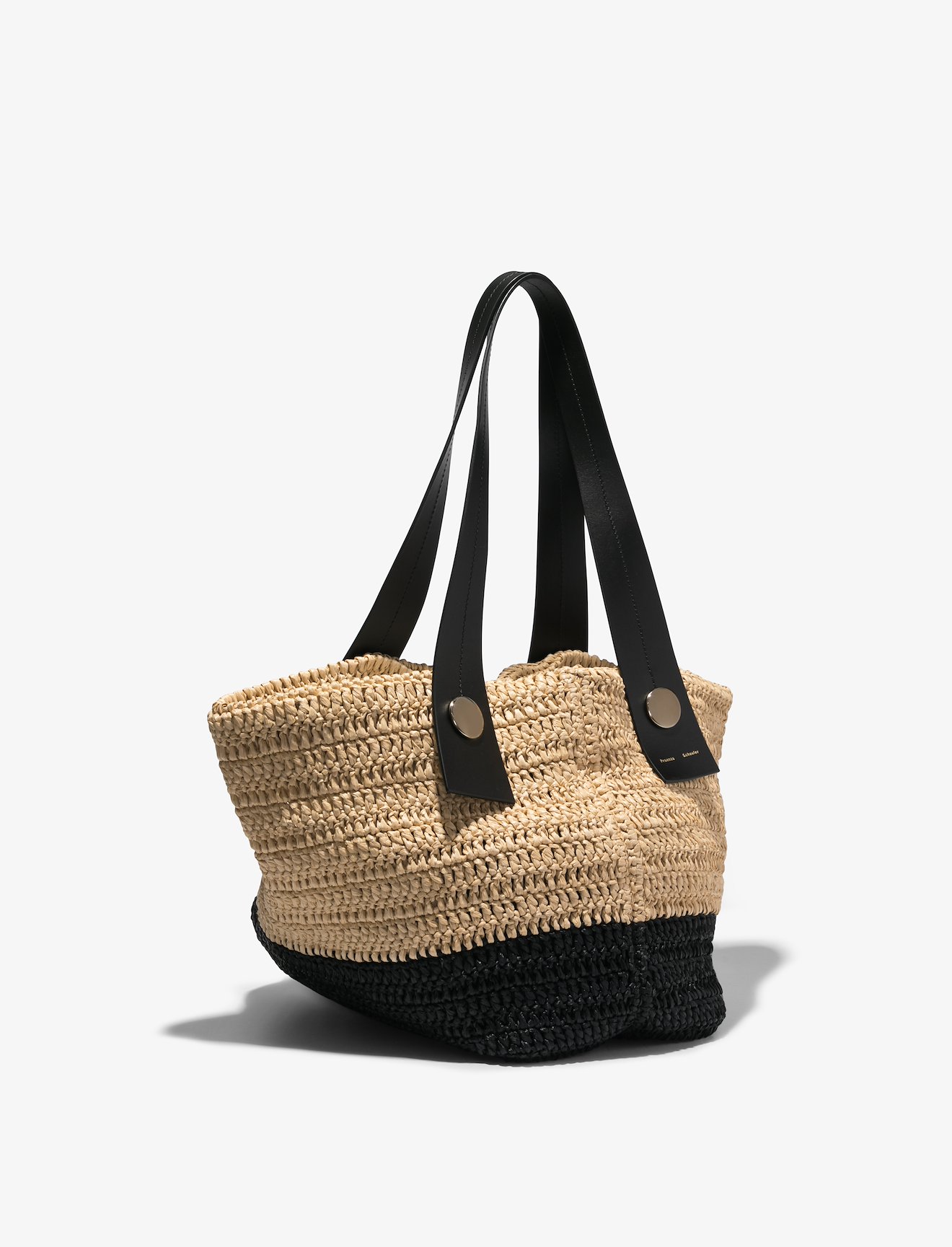 Large Raffia Tobo Tote #1
