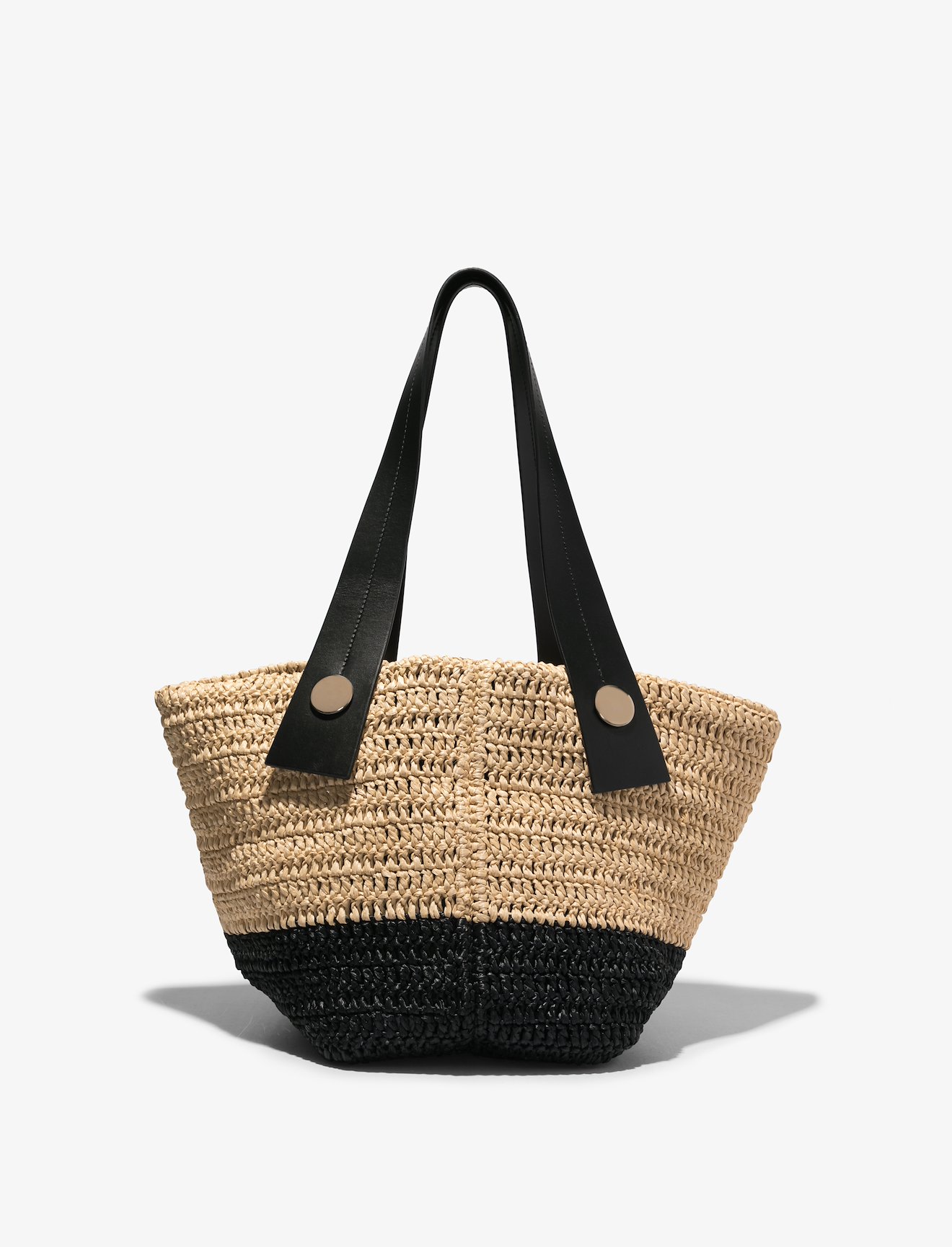 Large Raffia Tobo Tote #3