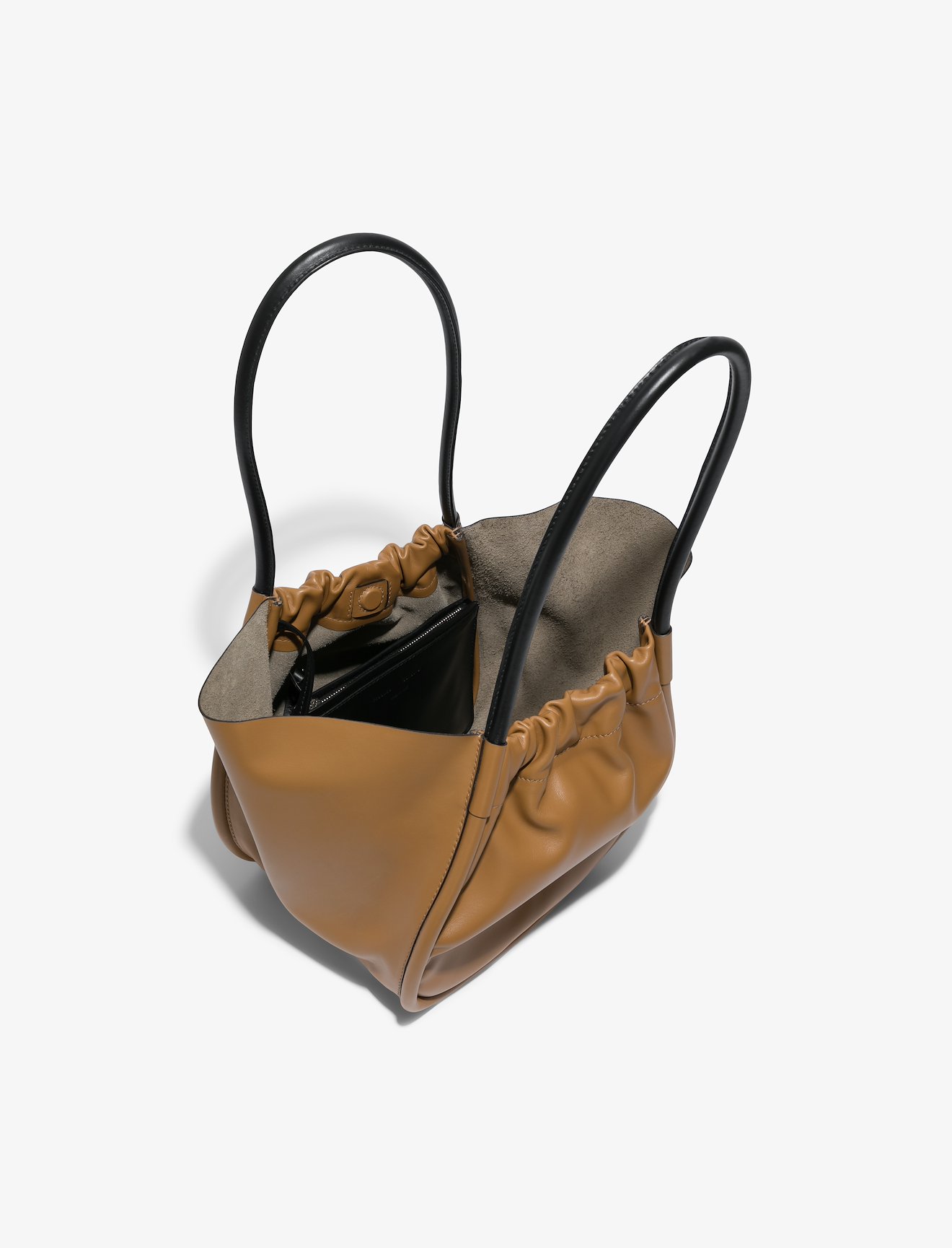 Large Ruched Tote #4