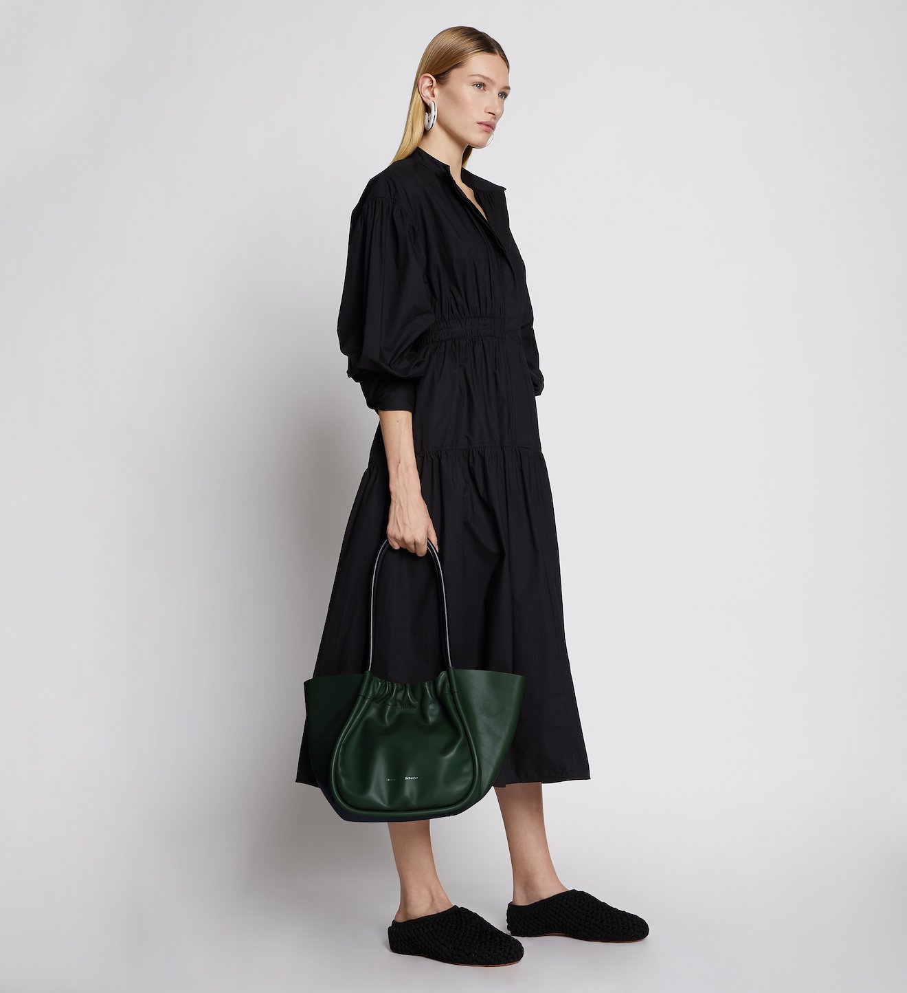 Large Ruched Tote