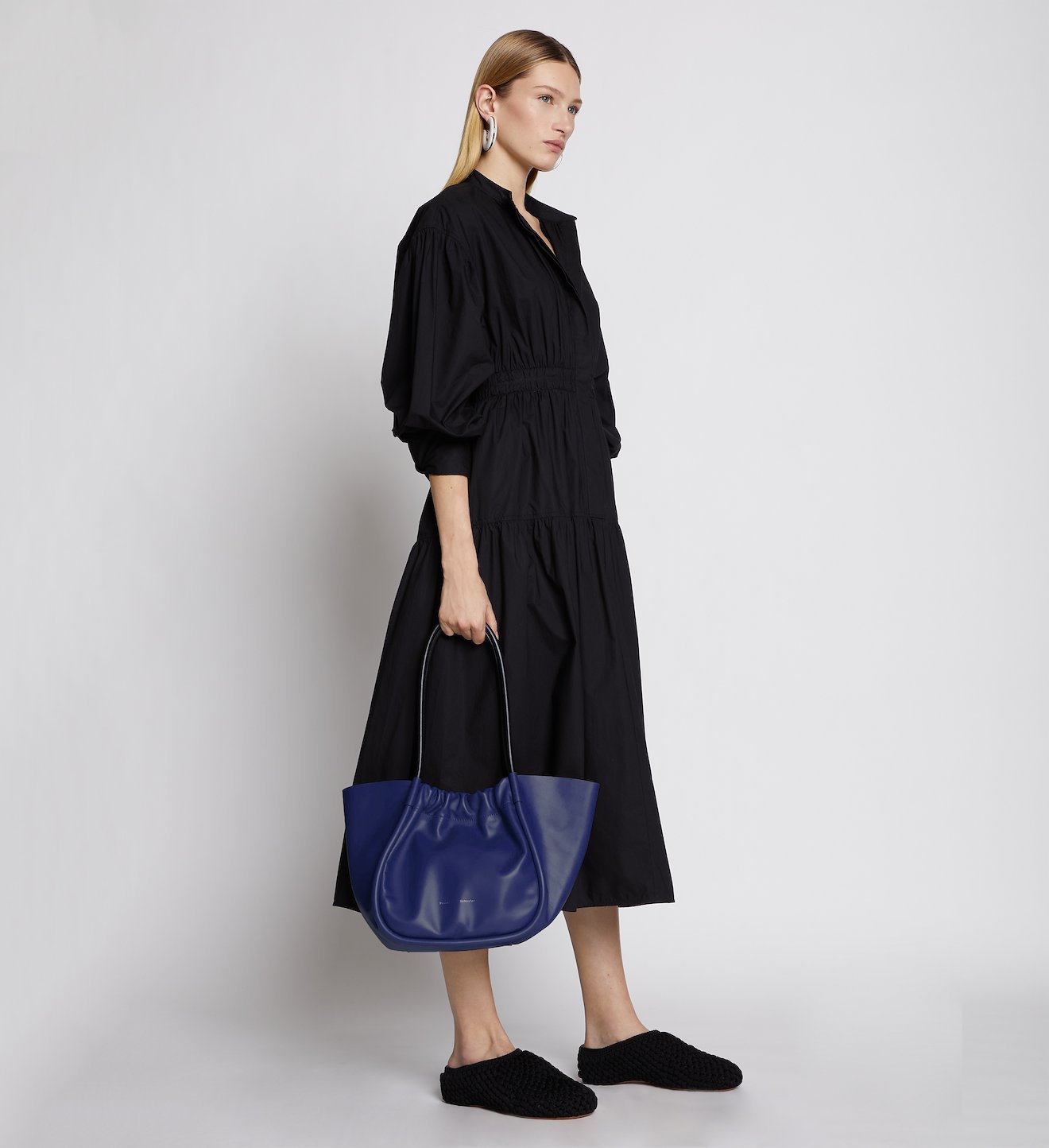 Large Ruched Tote