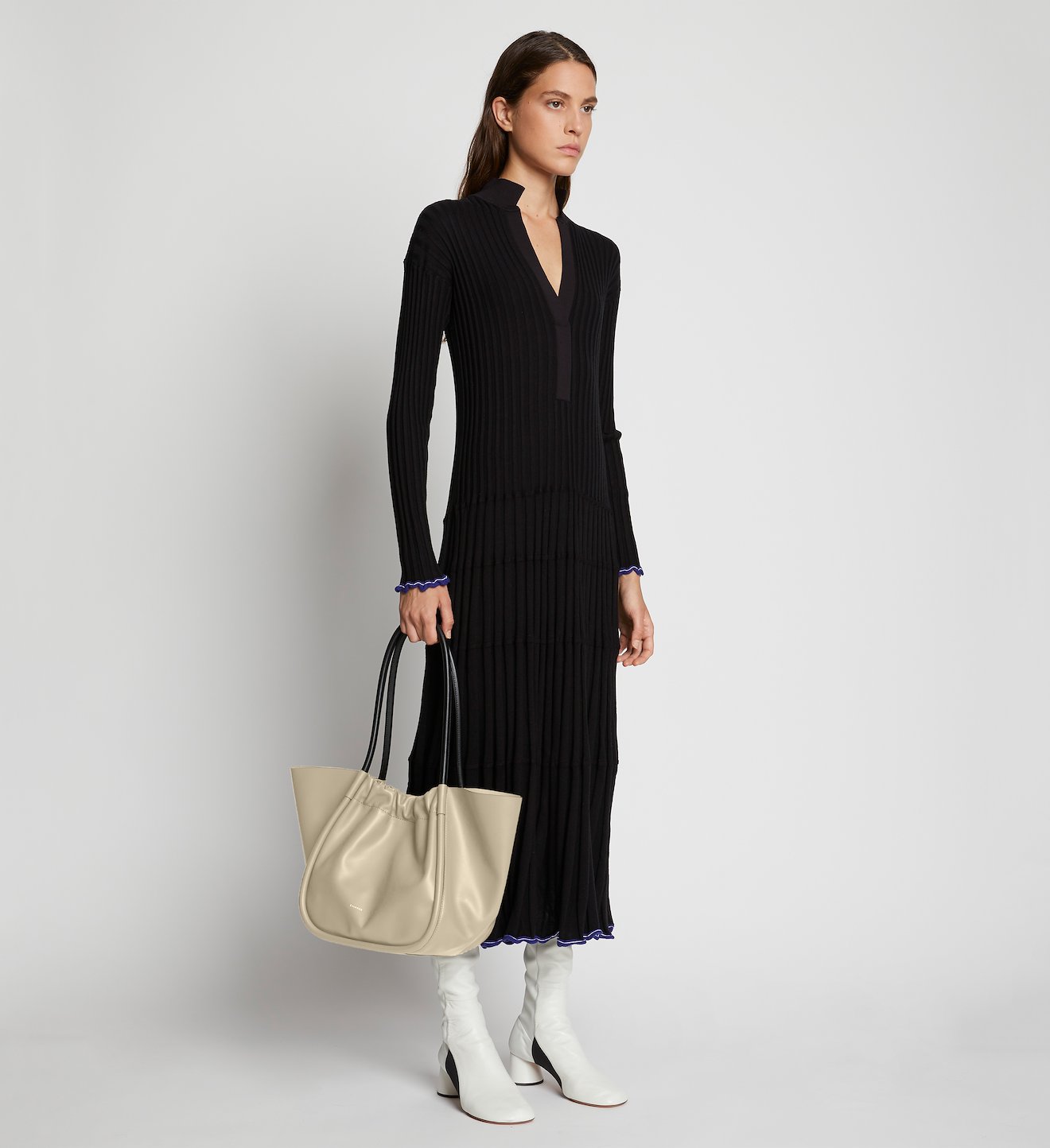 Large Ruched Tote