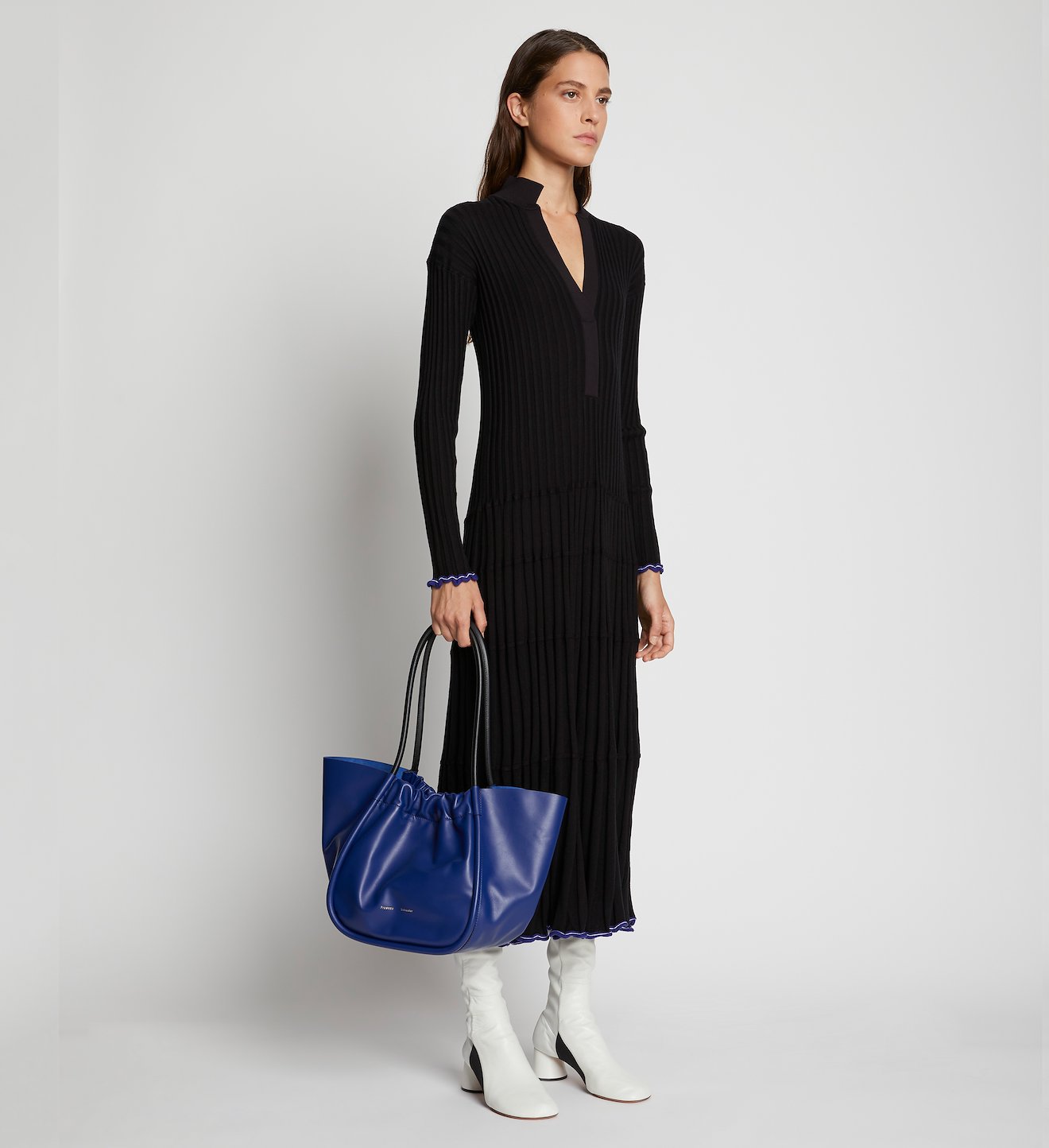 Large Ruched Tote