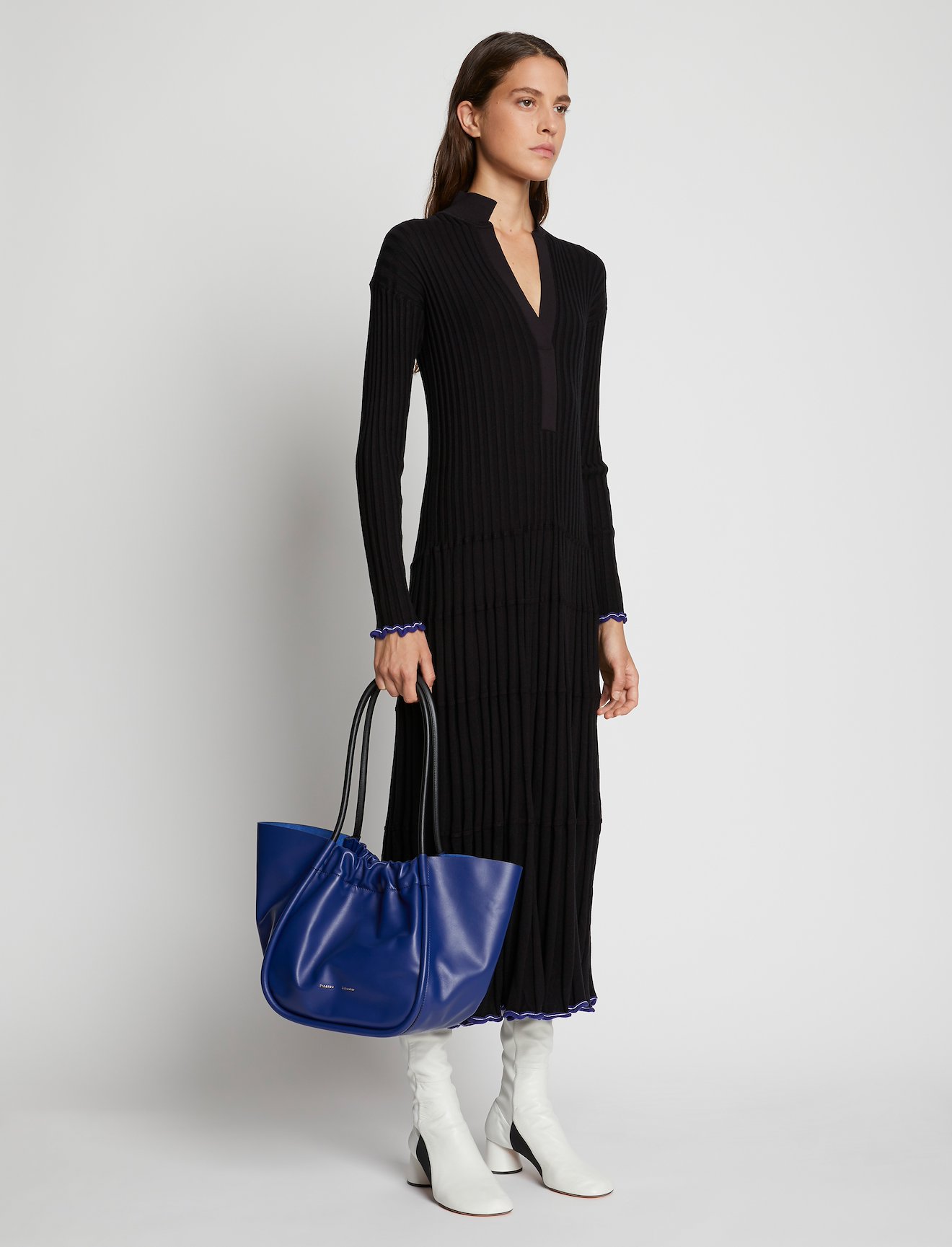 Large Ruched Tote #1