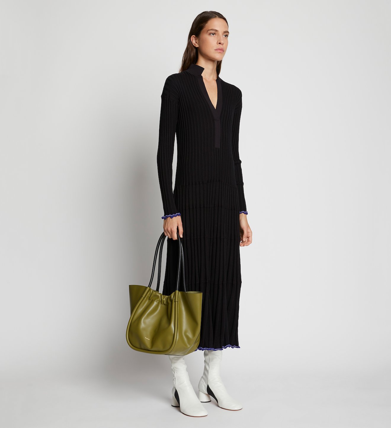 Large Ruched Tote