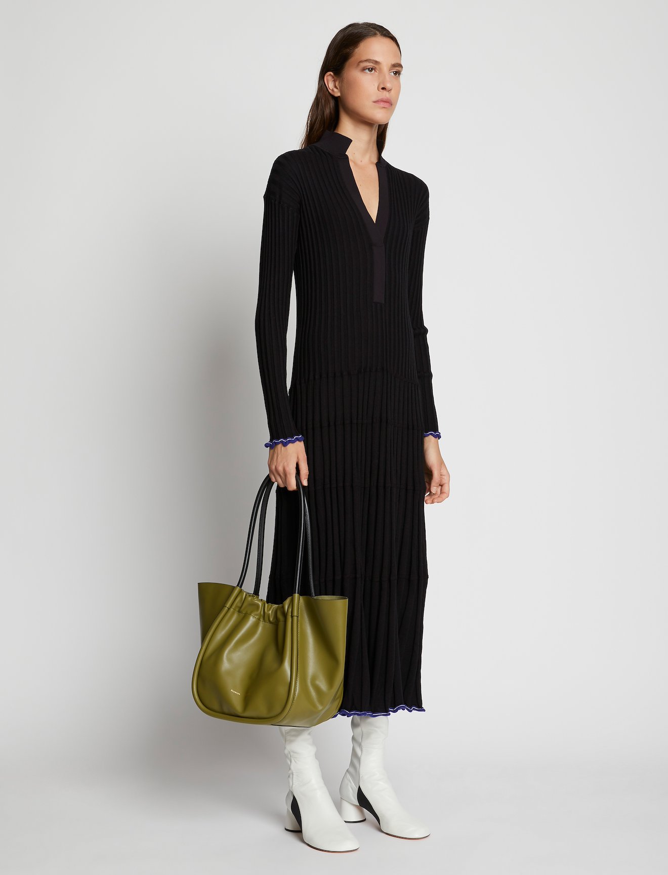 Large Ruched Tote #1