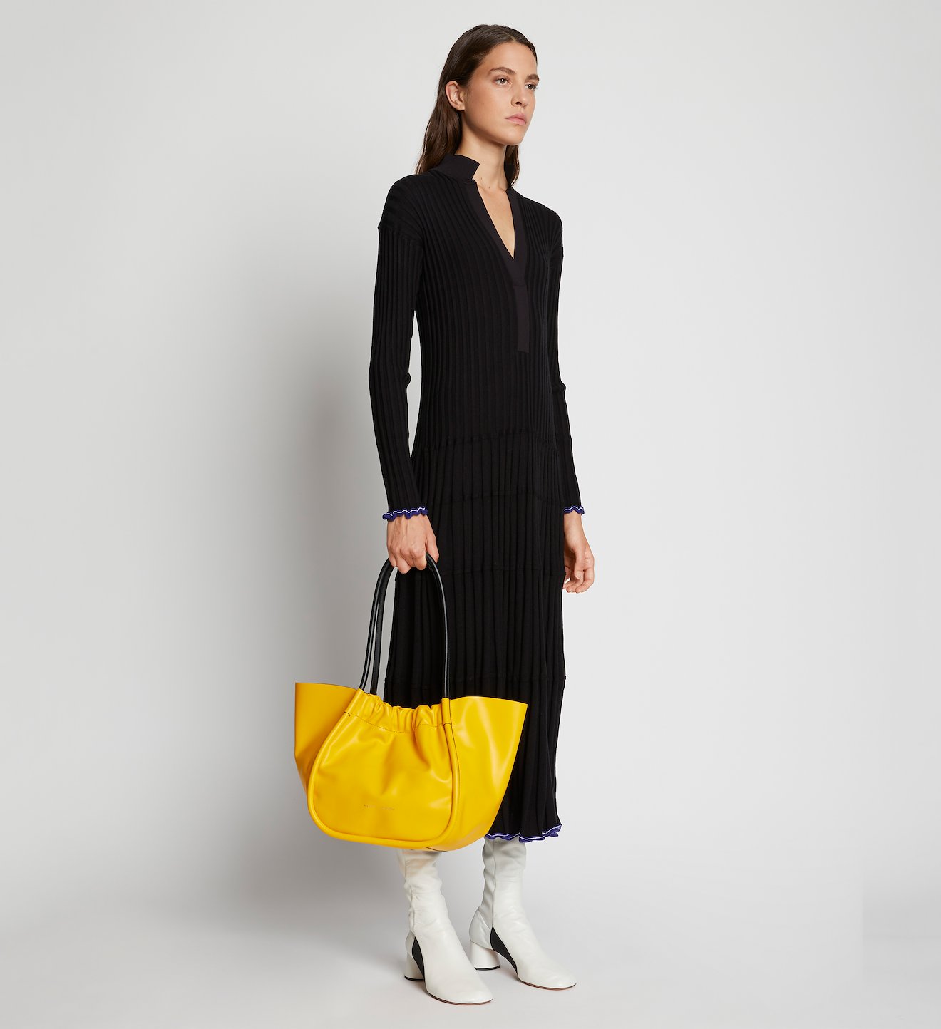 Large Ruched Tote