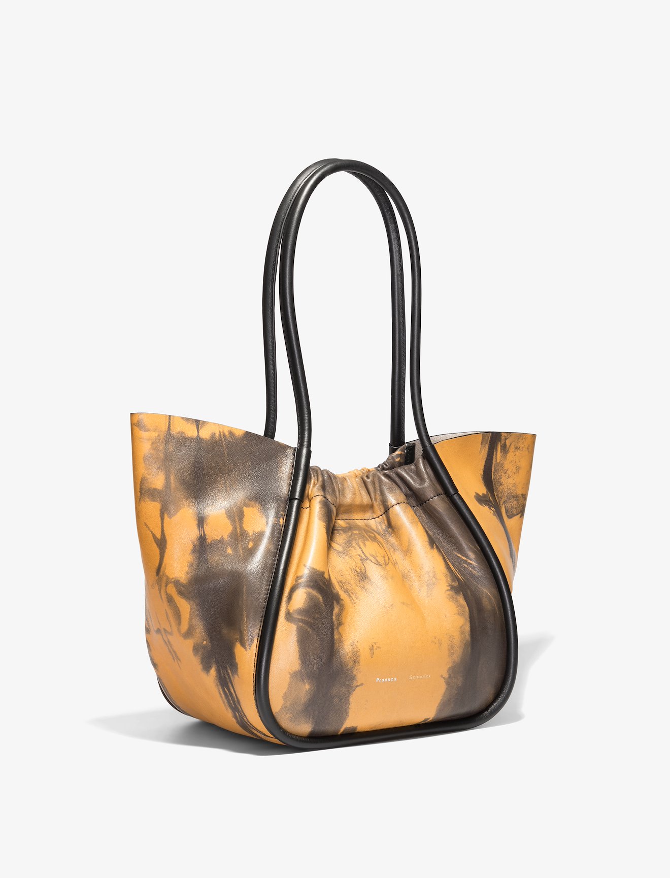Large Tie Dye Ruched Tote #1