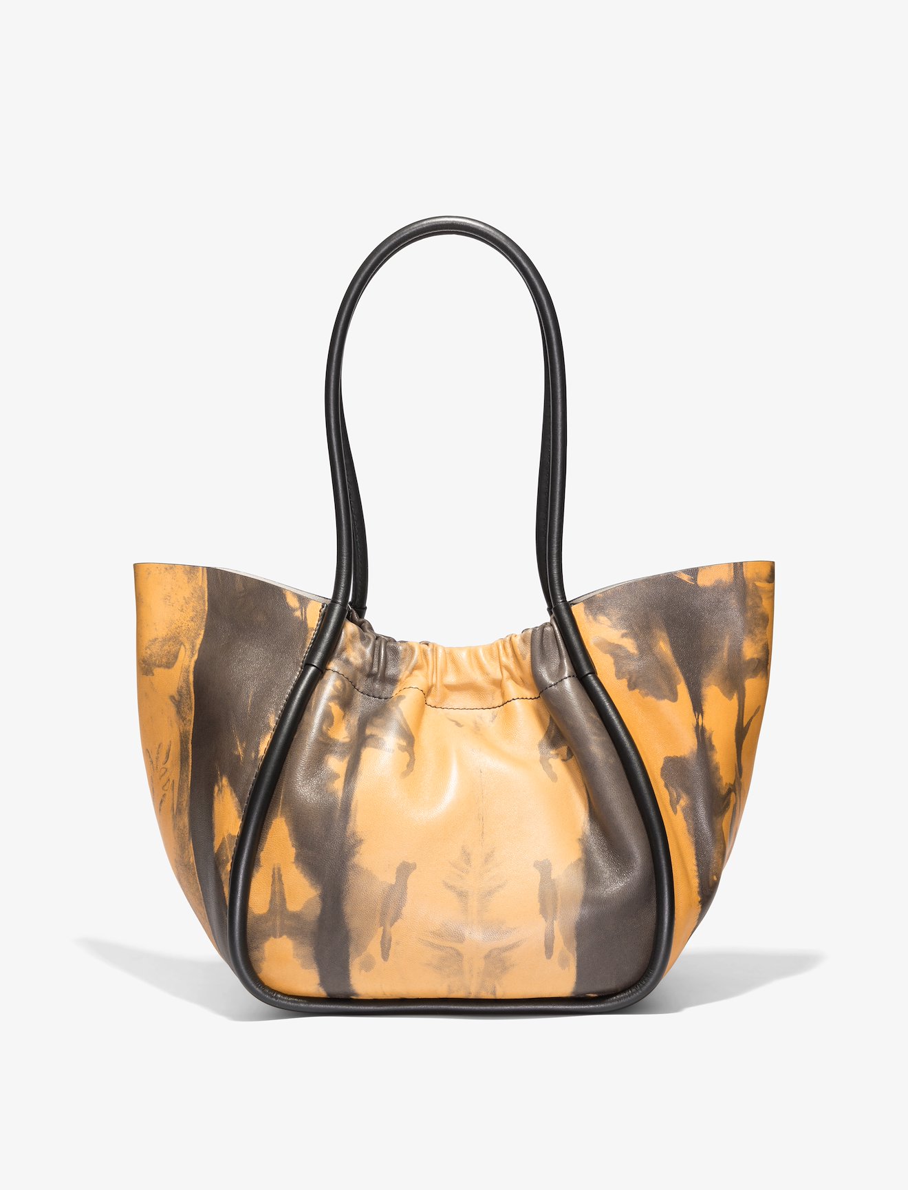 Large Tie Dye Ruched Tote #3
