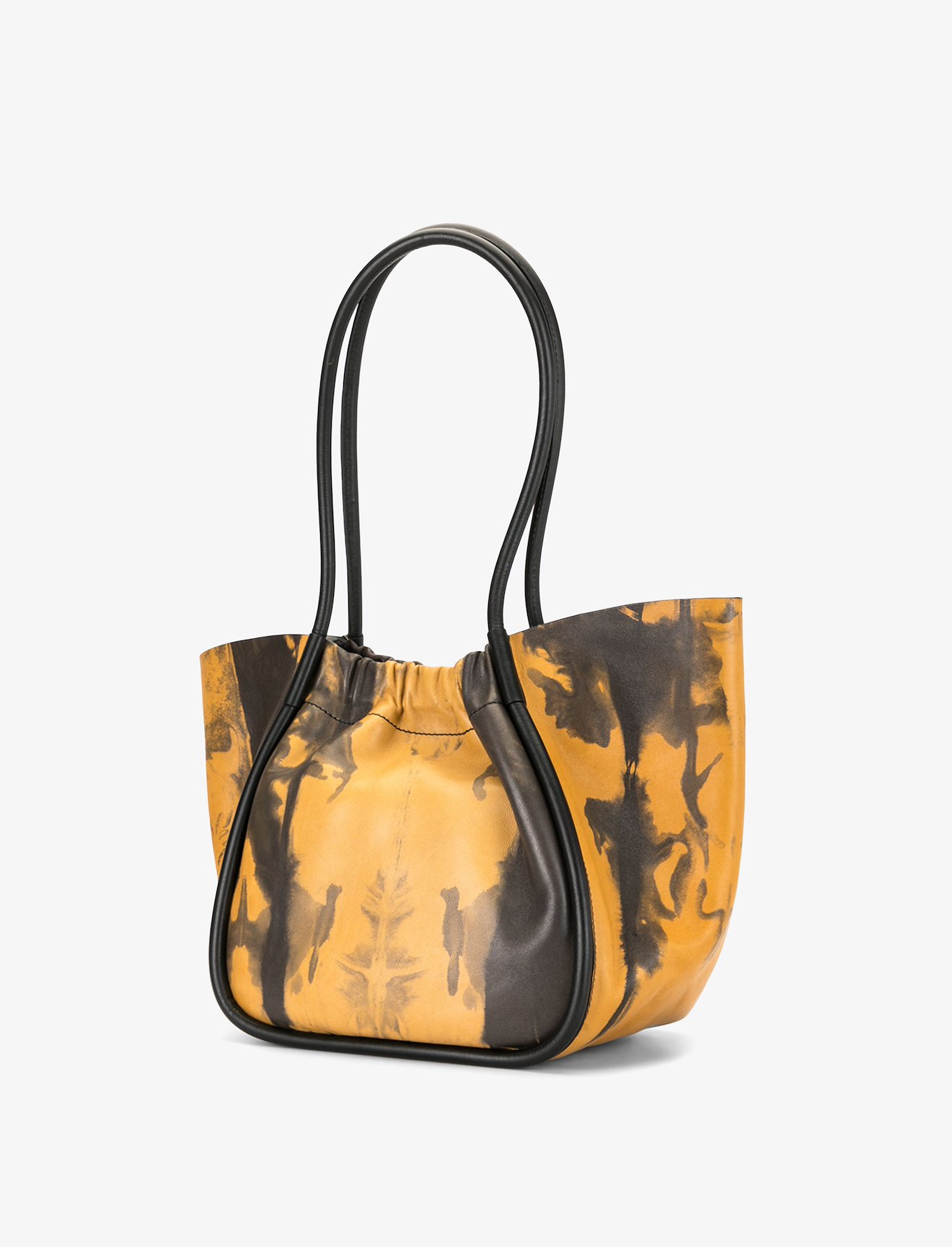 Large Tie Dye Ruched Tote #1
