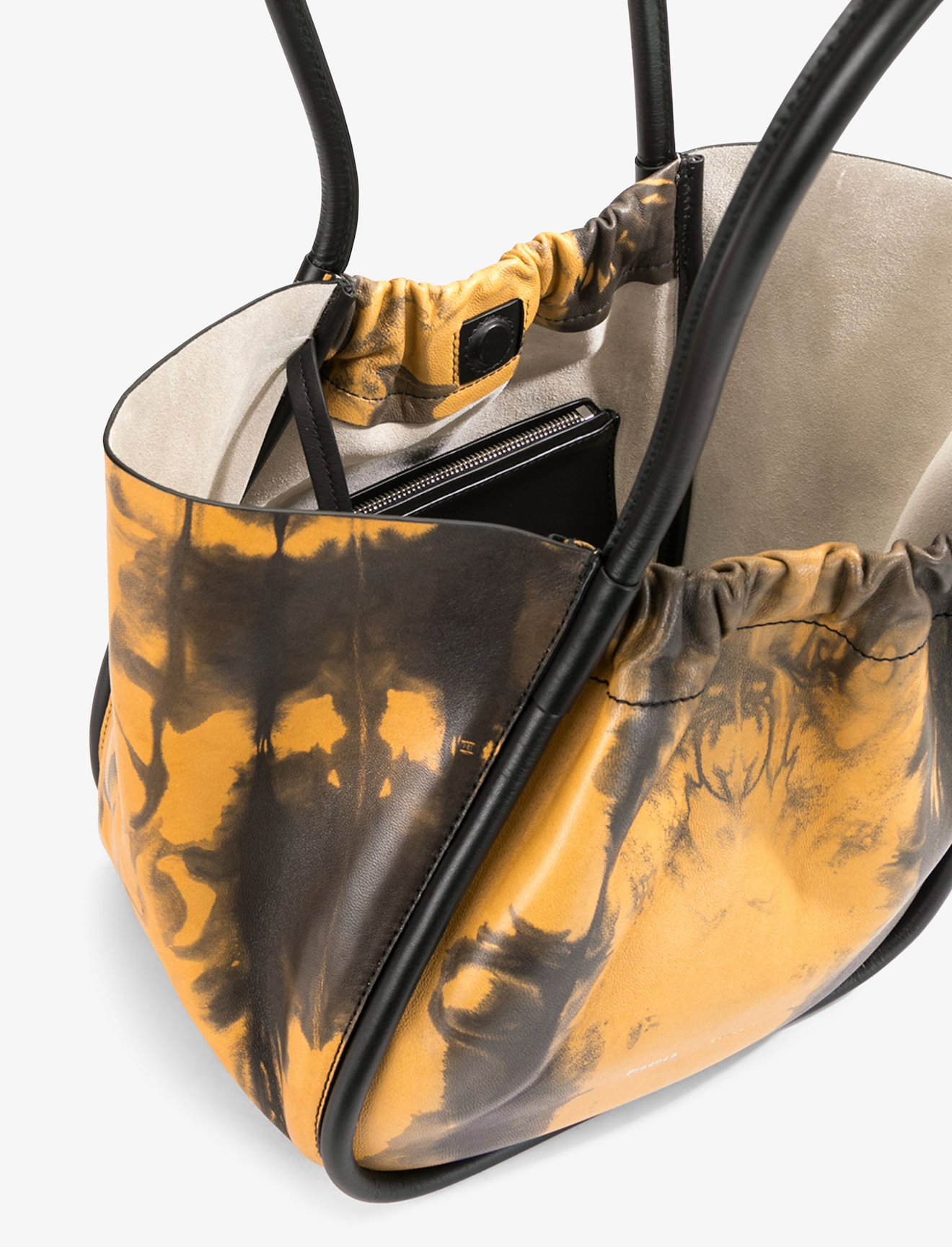 Large Tie Dye Ruched Tote #2