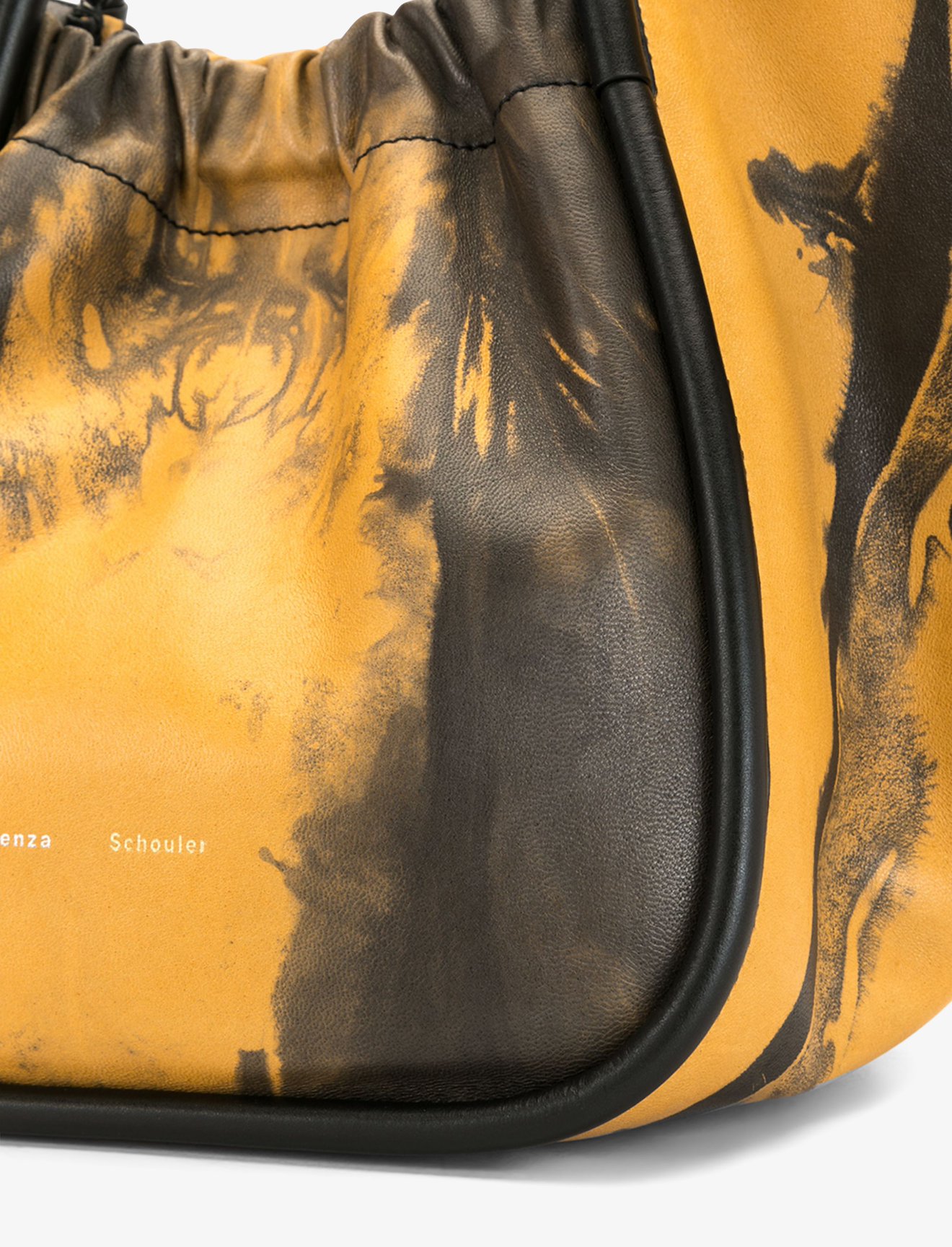 Large Tie Dye Ruched Tote #3