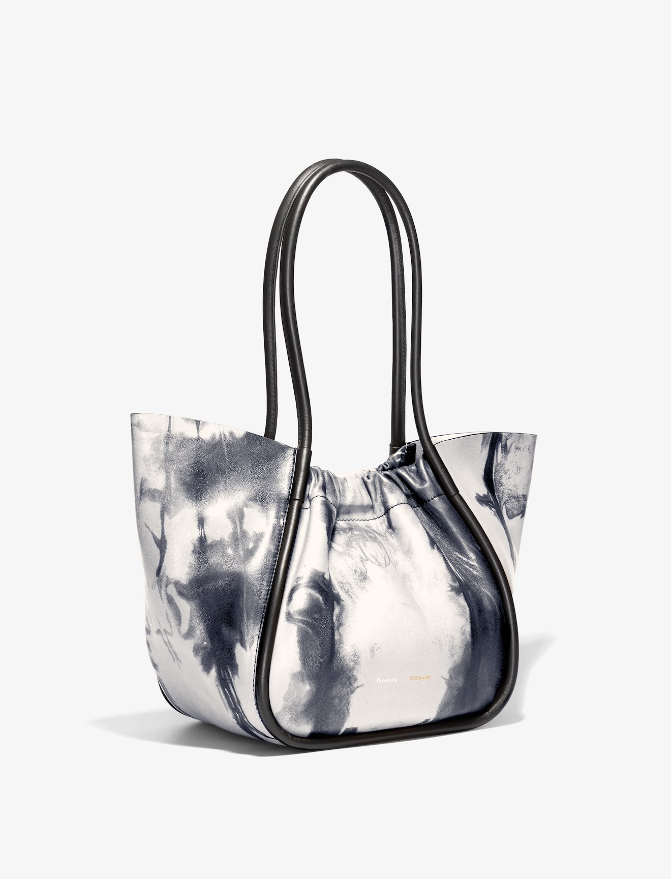 Large Tie Dye Ruched Tote #1