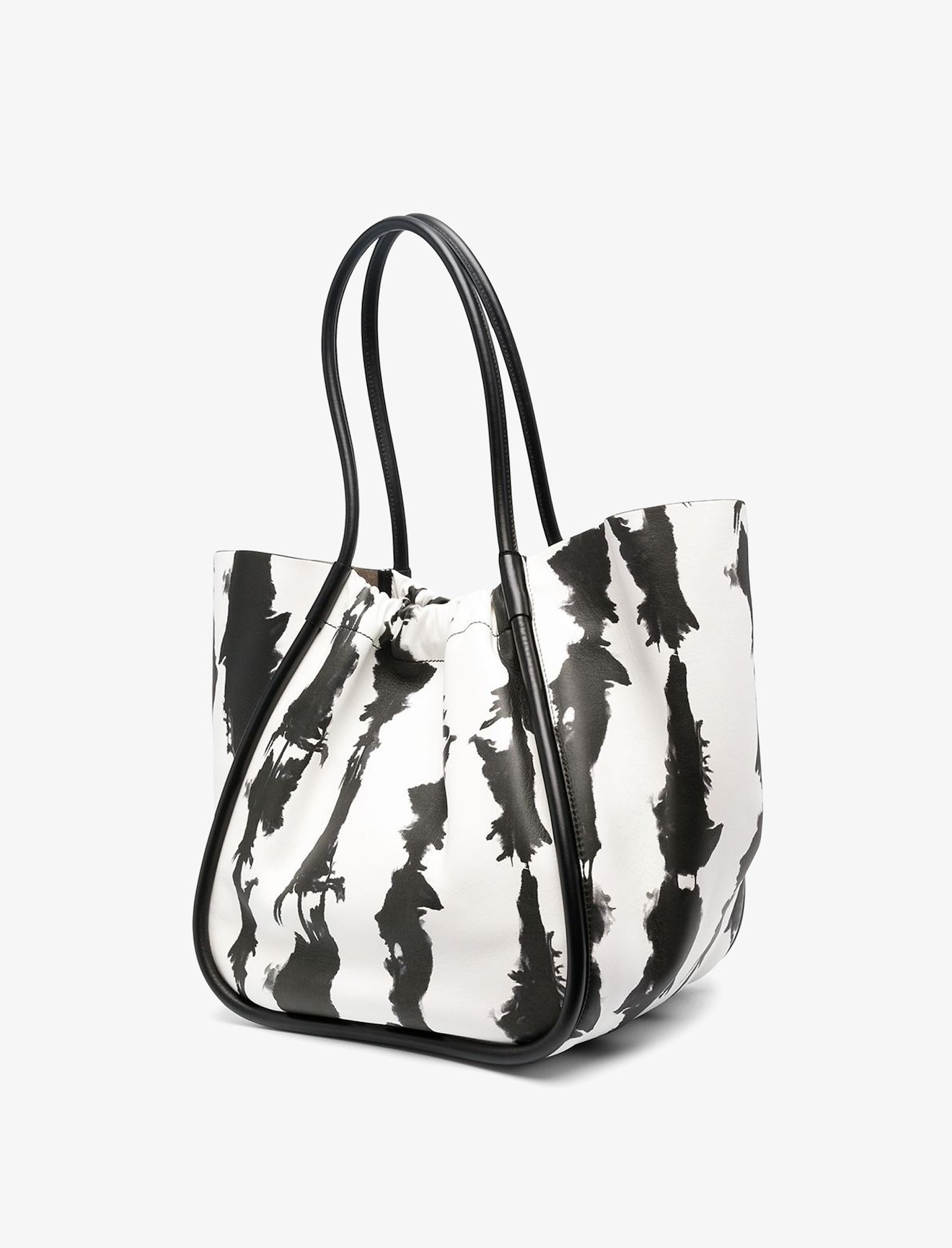 Large Tie Dye Ruched Tote #1
