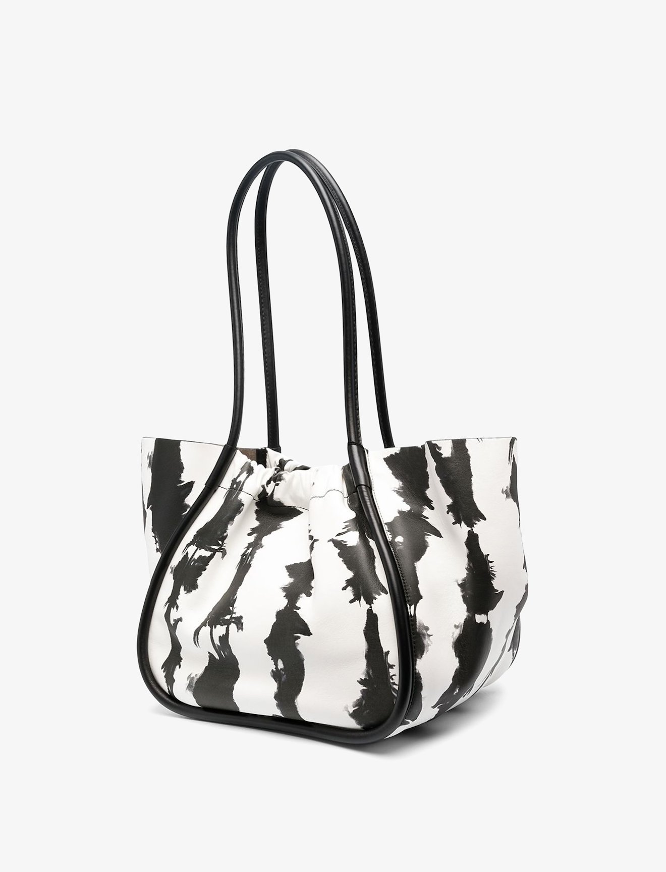 Large Tie Dye Ruched Tote #1