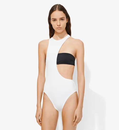 Layered High Neck Suit