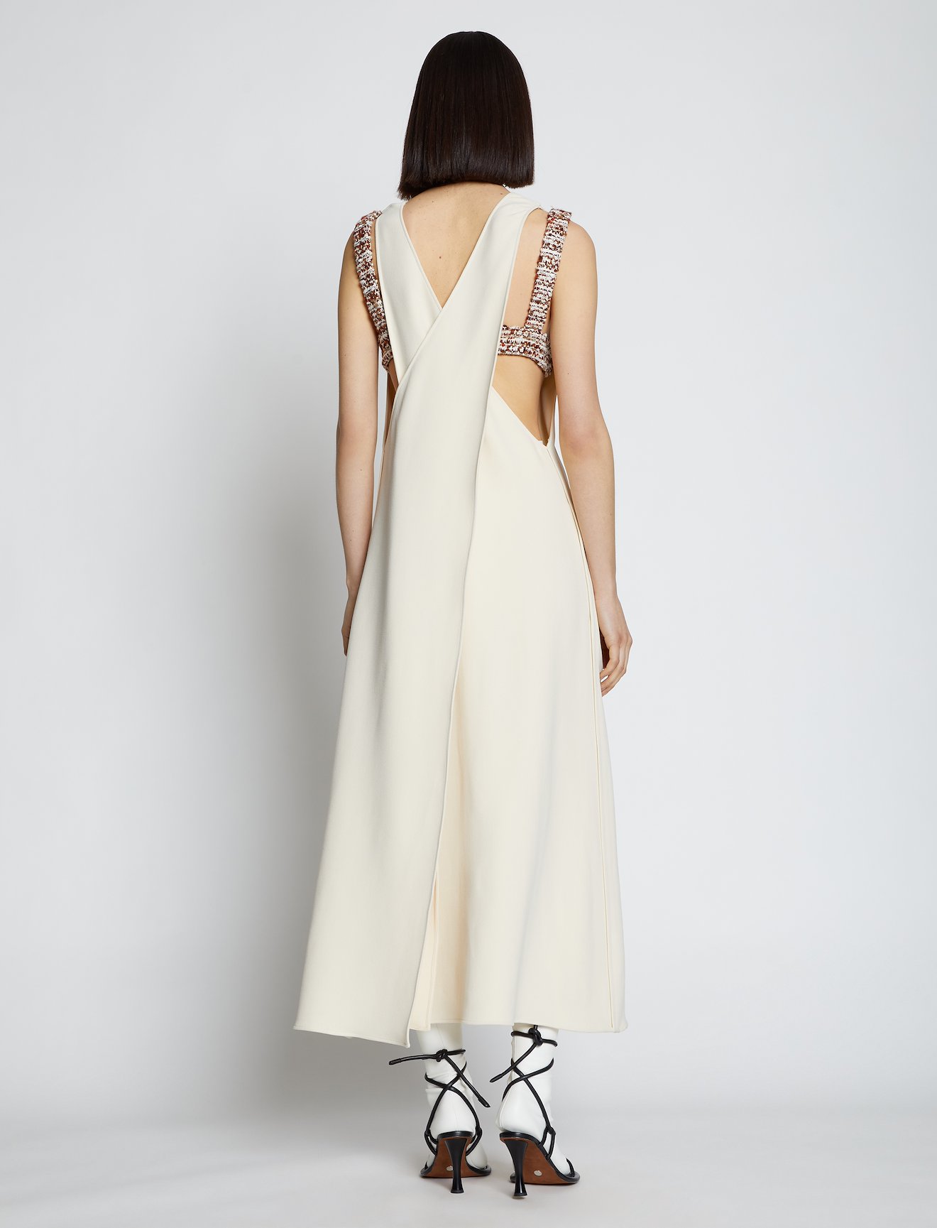 Layered V-neck Dress #2