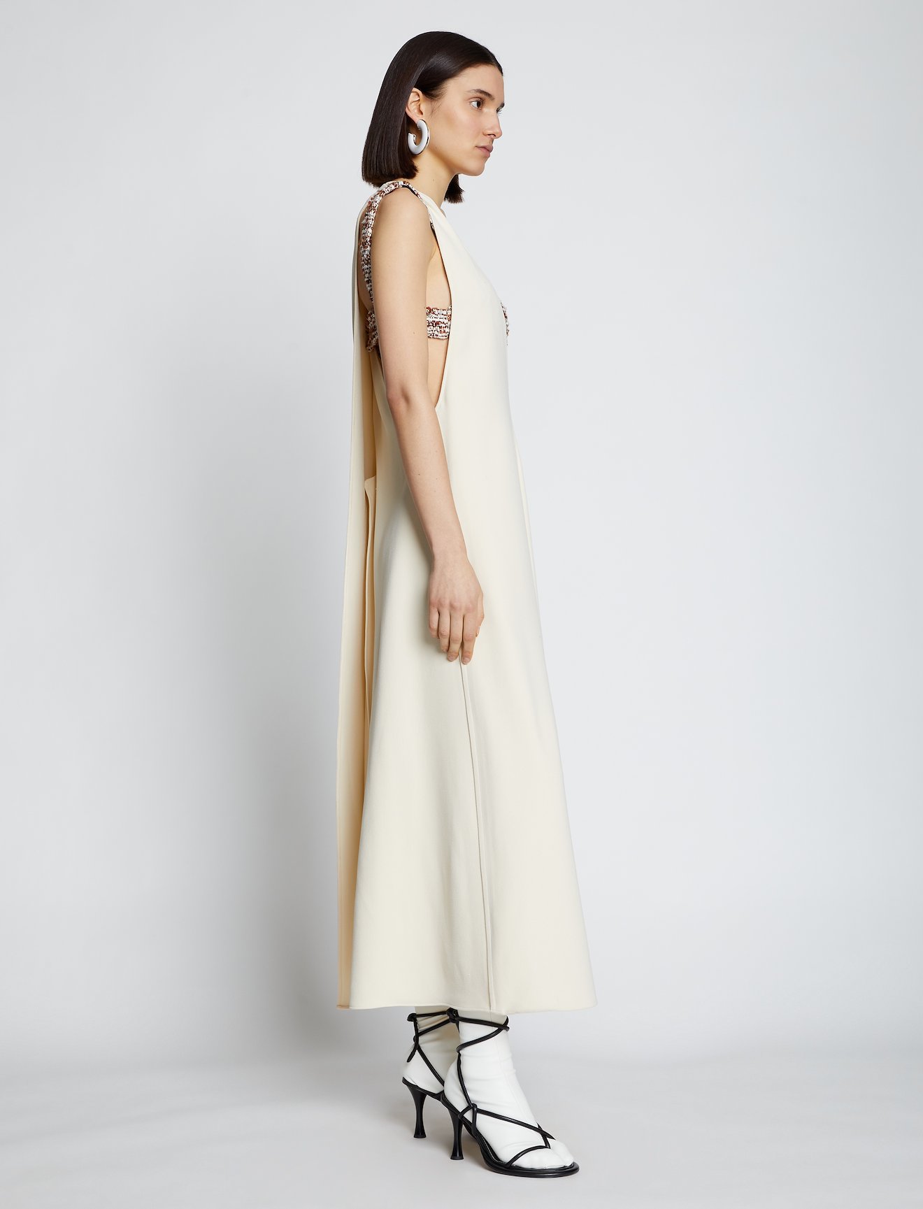 Layered V-neck Dress #1