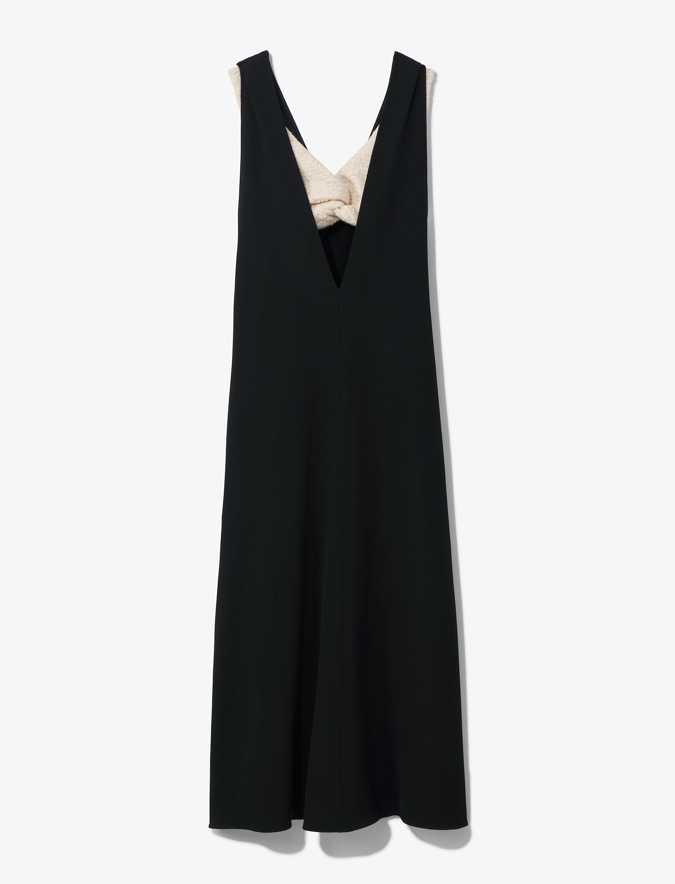 Layered V-neck Dress #4